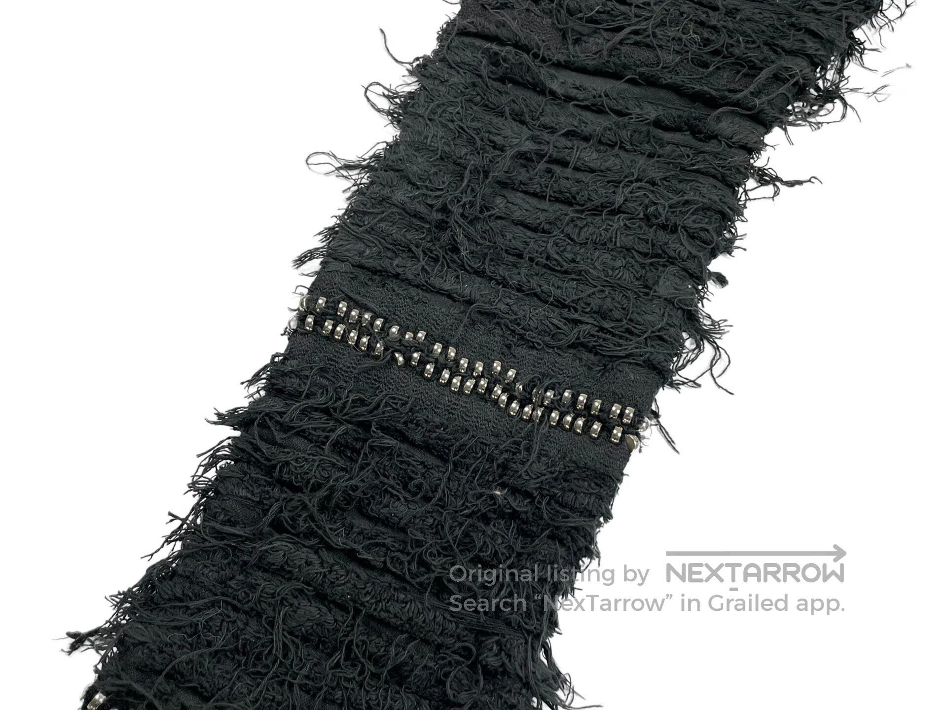 blackmerle Blackmerle Fringed Destroyed Studs Denim Pants Size US 32 / EU 48 - 5 Thumbnail