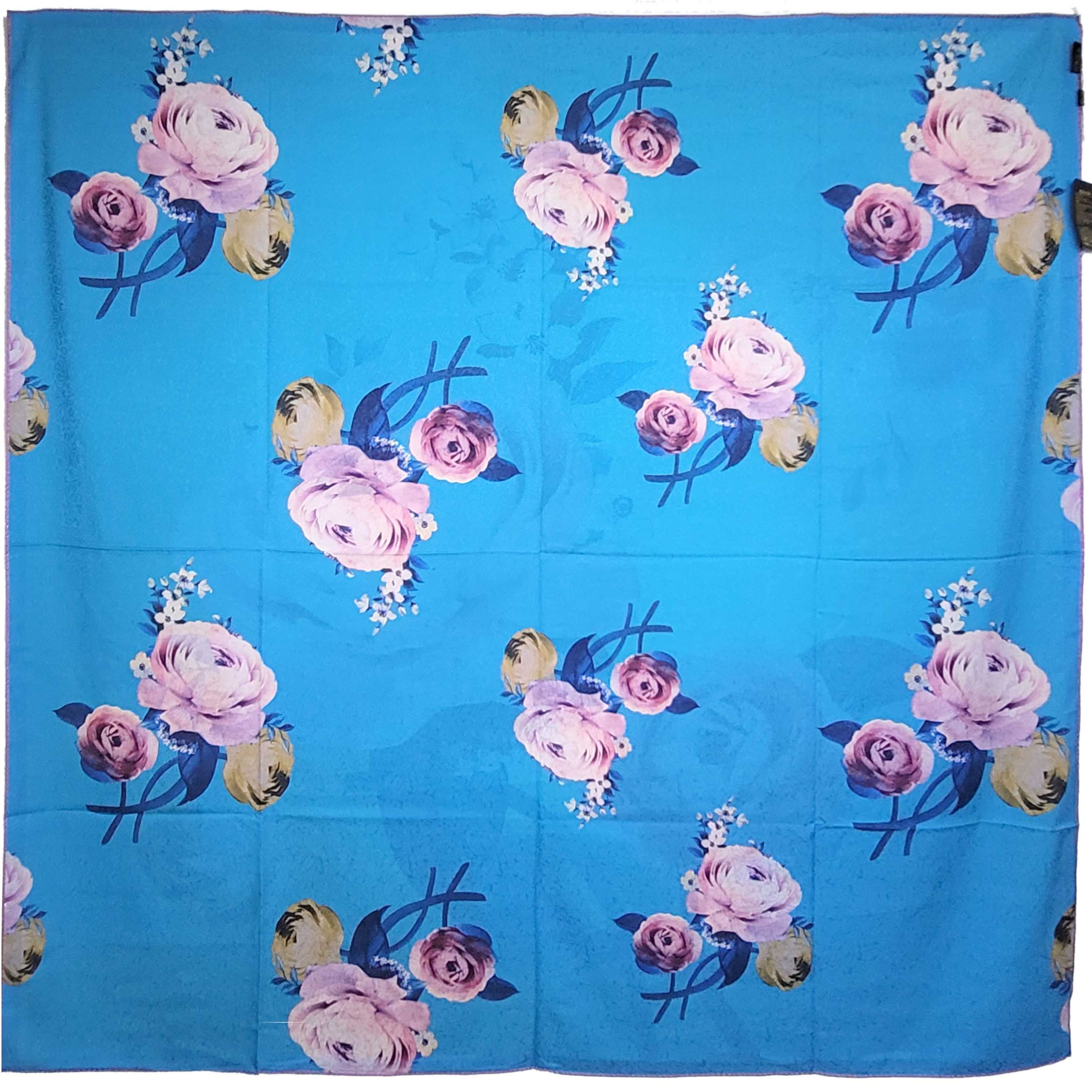 Other NWT Double Sided Silk Scarf 52"x52" Large Square Wrap 3243 Size ONE SIZE - 3 Thumbnail