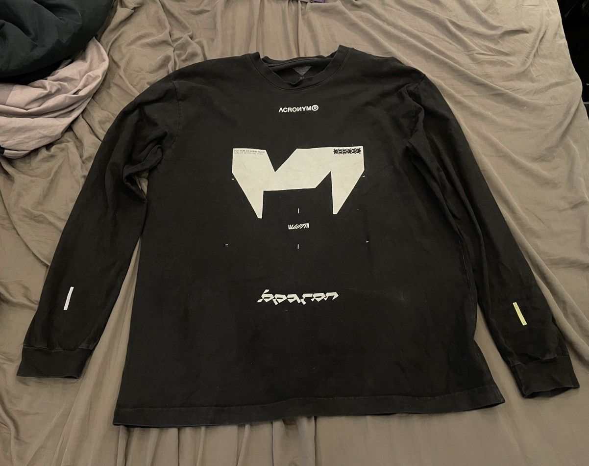 image of Acronym Rog Sample Long Sleeve in Black, Men's (Size XL)