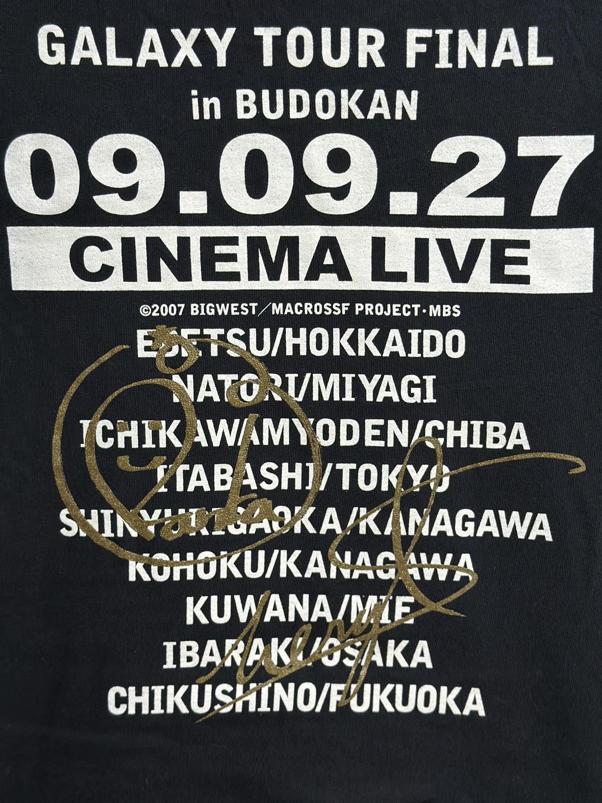 Band Tees × Japanese Brand × Vintage Vintage Galaxy Tour Final In Budokan Faded Tee Size US M / EU 48-50 / 2 - 7 Thumbnail