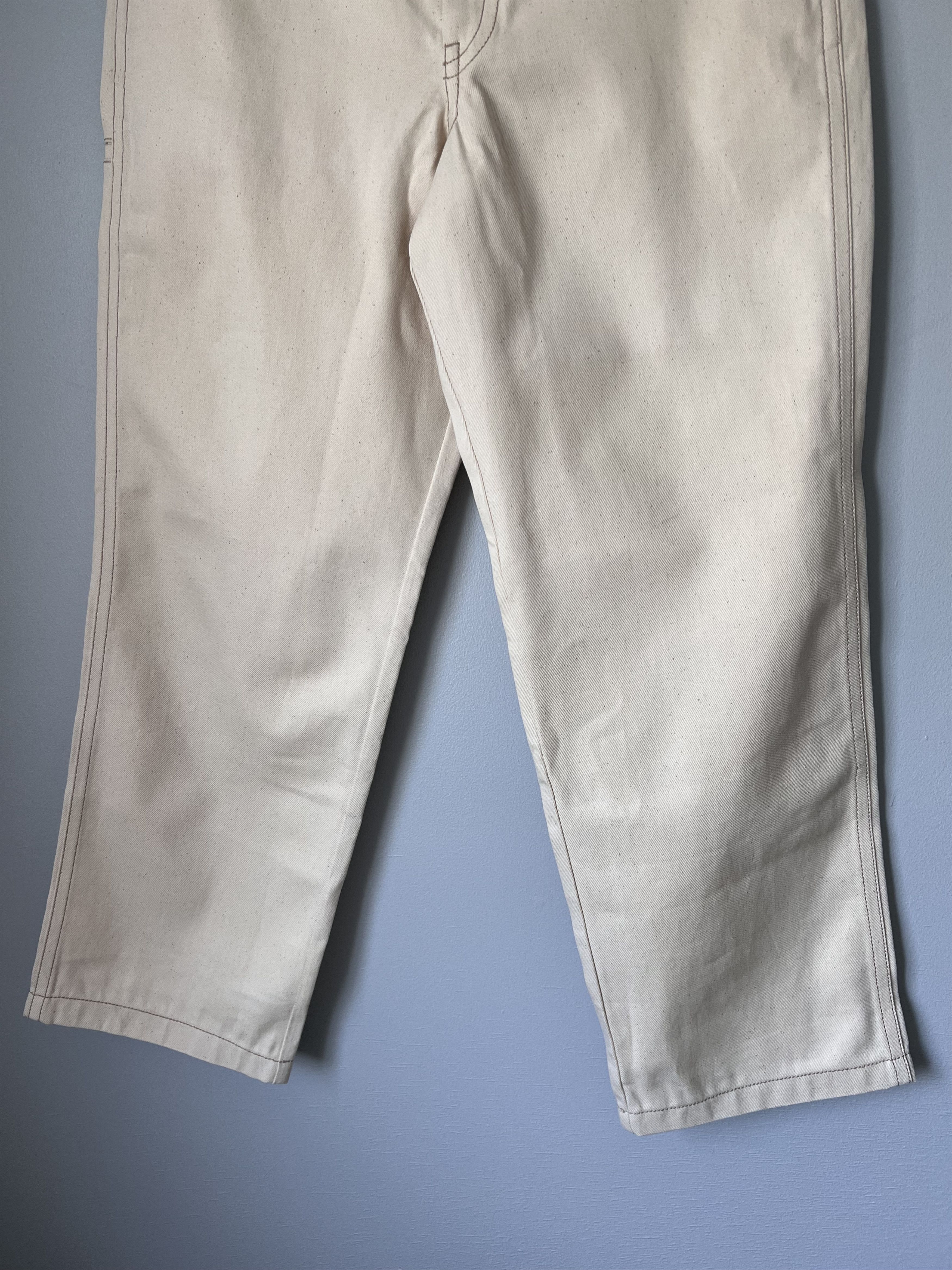 Prada Prada Loose Fit Bull Denim Pants in Natural Size US 36 / EU 52 - 3 Thumbnail