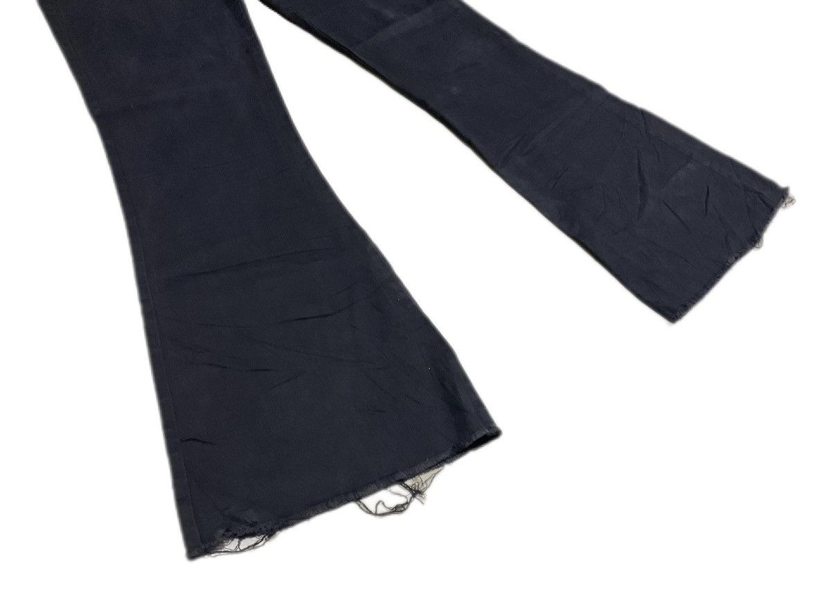 If Six Was Nine 🔥Sick Y2K Shaggie Super Flared Jeans Black Distressed Size US 26 / EU 42 - 4 Thumbnail