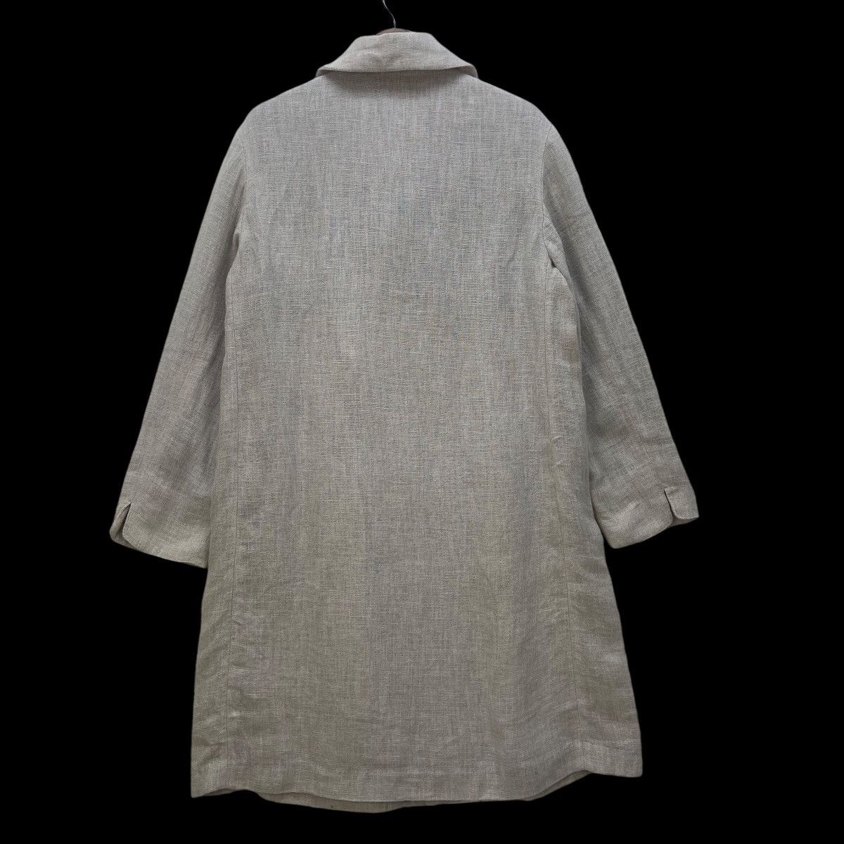 45rpm Vintage 45rpm by Kiro Hirata 100% Linen Long Coat Size US S / EU 44-46 / 1 - 3 Thumbnail