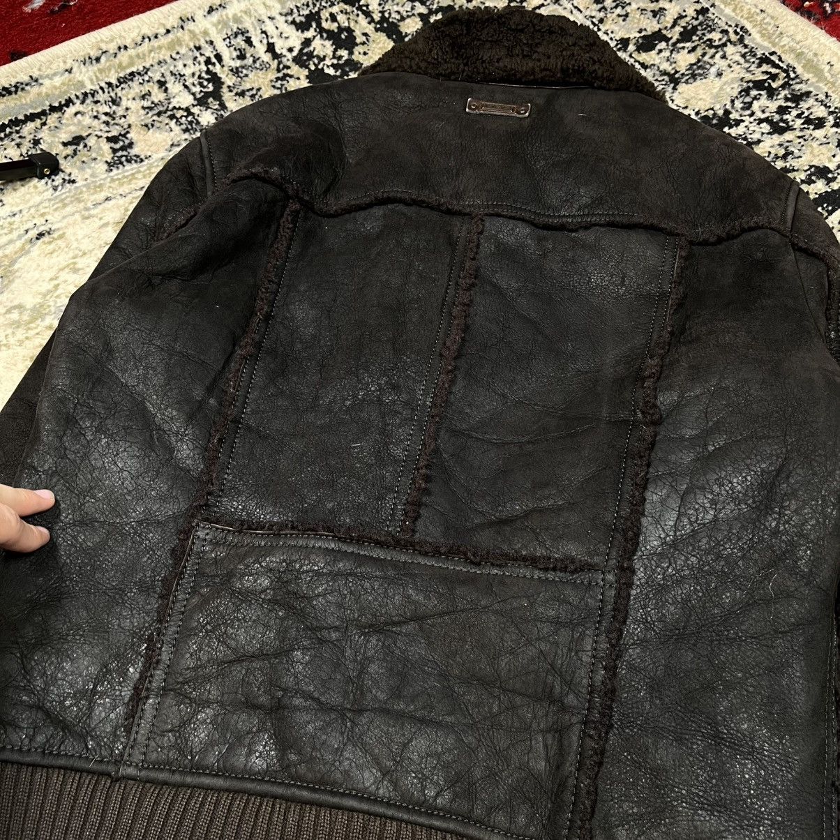 Dolce & Gabbana AW2009/10 Dolce & Gabbana Utility Bomber Shearling Jacket Size US L / EU 52-54 / 3 - 17 Thumbnail