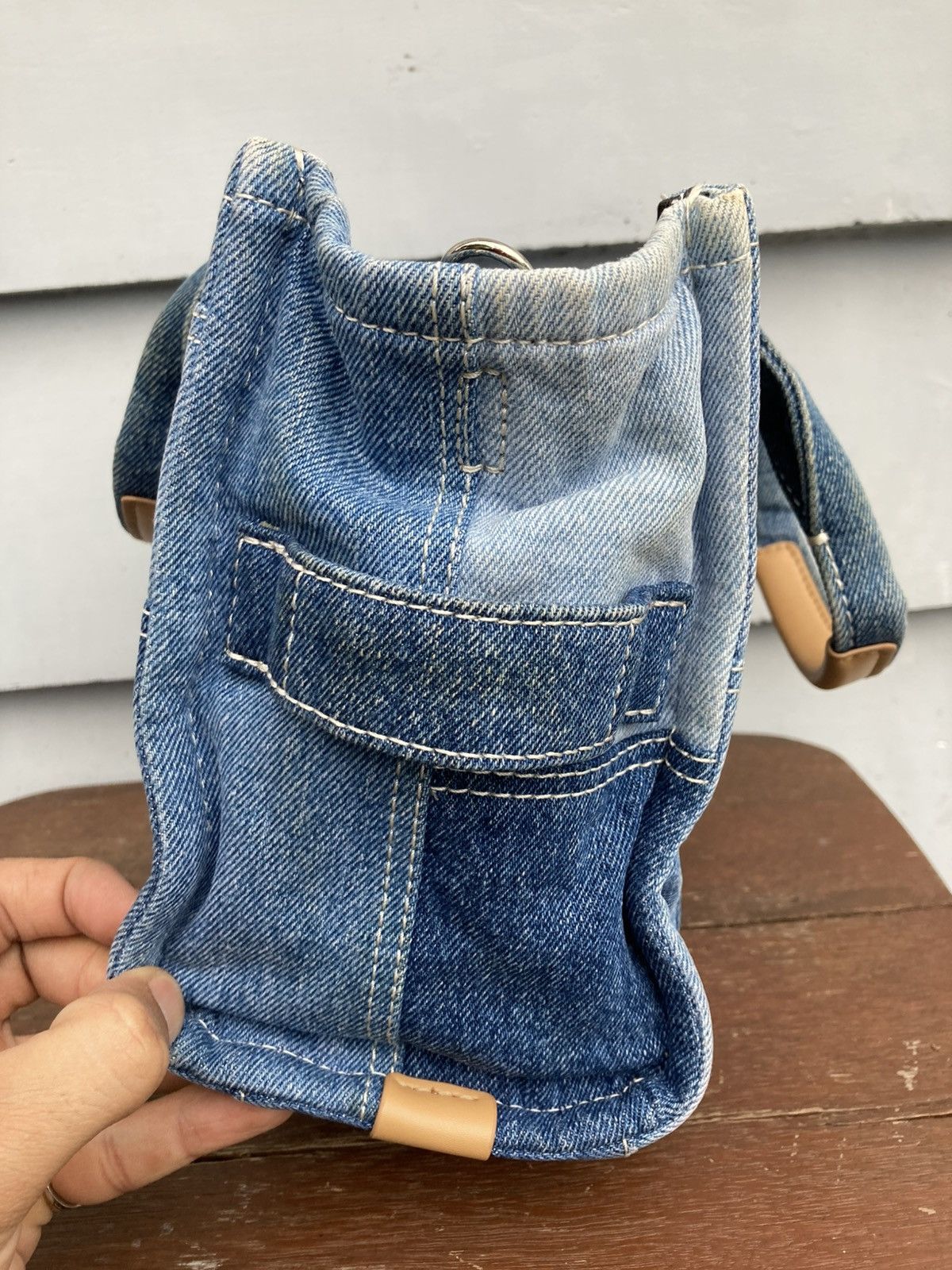 Designer × Vintage The Tote Bag Denim Jeans Material Size ONE SIZE - 9 Thumbnail