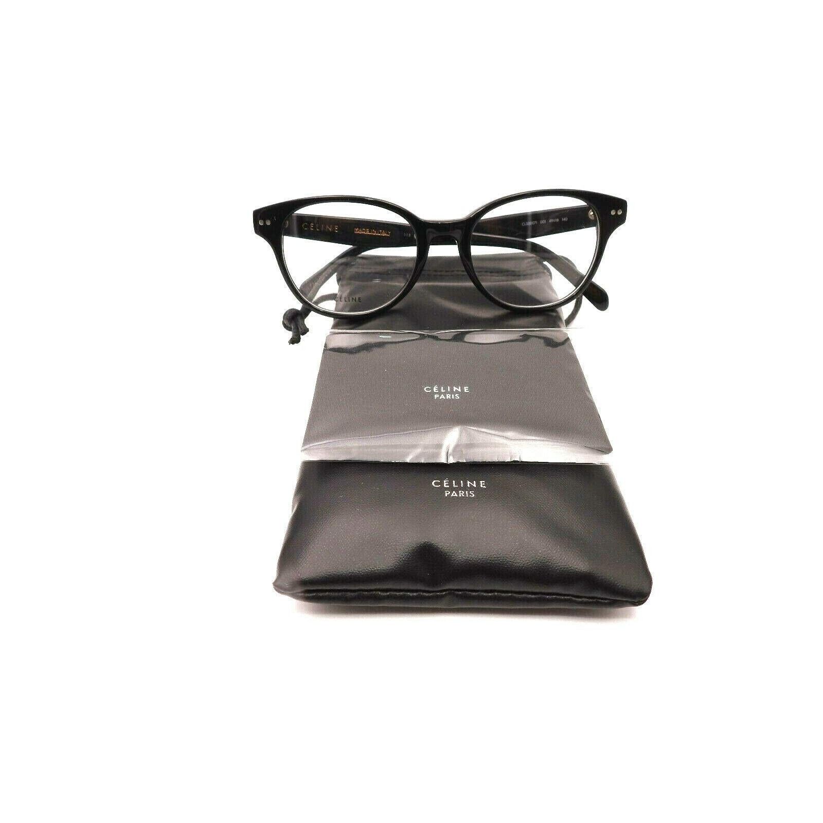 Celine Celine Cat Eye Eyeglasses Eyewear Black Demo Lens CL500071 Size ONE SIZE - 6 Thumbnail