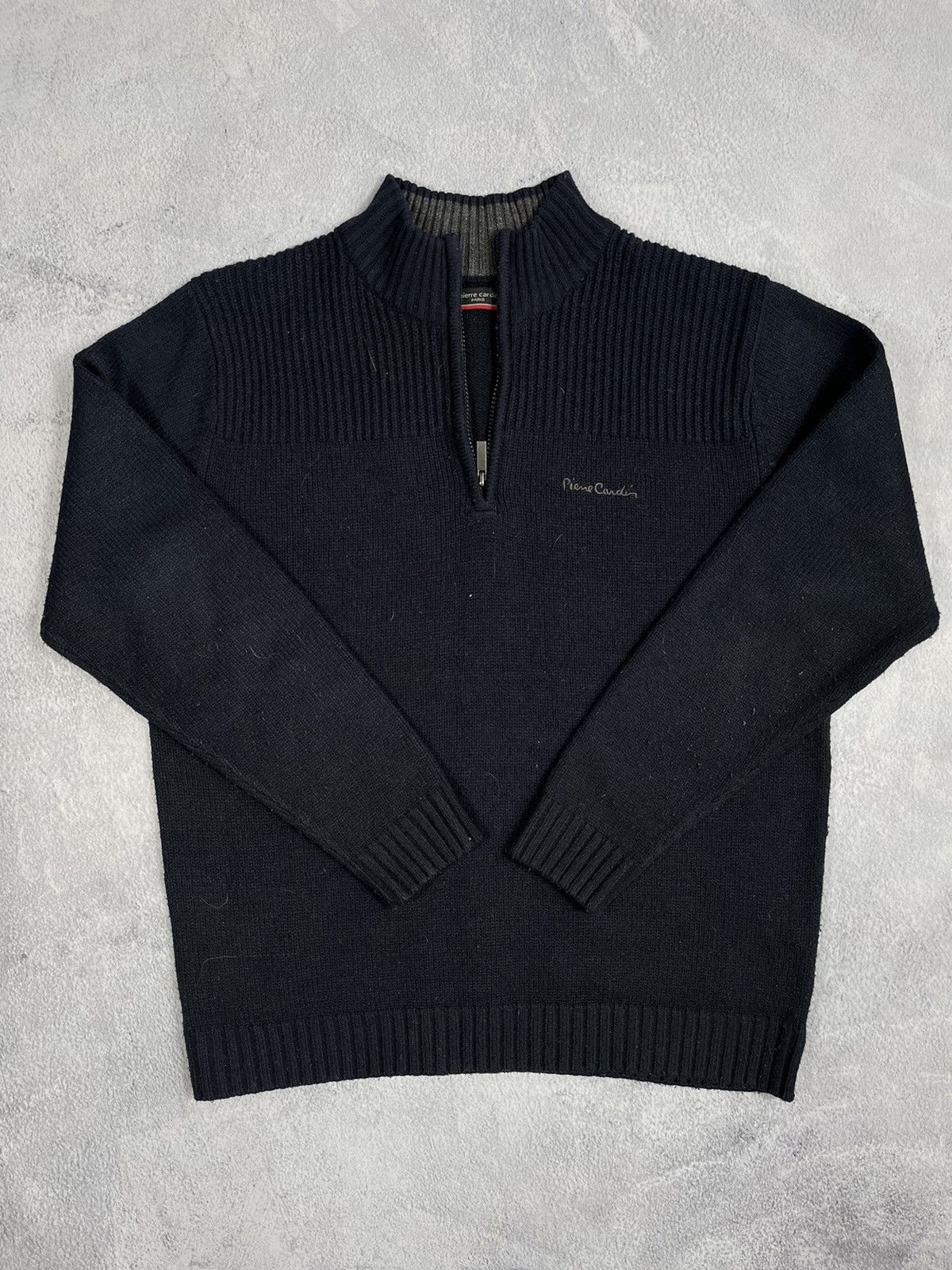 Pierre Cardin × Vintage Vintage Y2K Pierre Cardin 1/4 zip sweater oldmoney style XL Size US XL / EU 56 / 4 - 1 Thumbnail