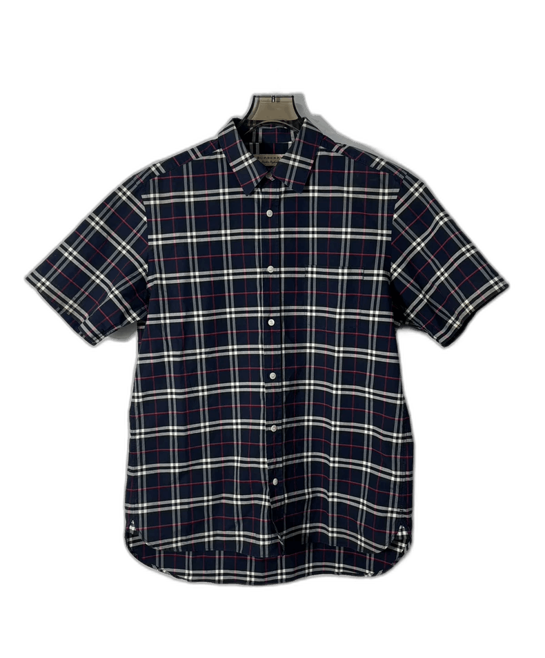 Burberry Burberry Check Short-Sleeve Button-Up Shirt Size US L / EU 52-54 / 3 - 1 Thumbnail