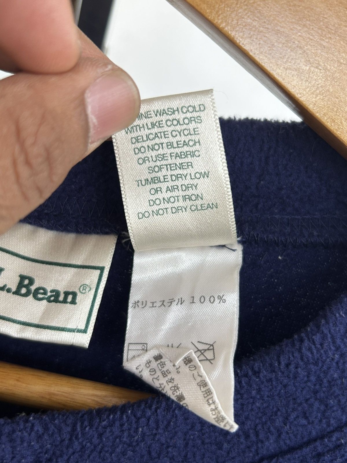 L.L. Bean LL Bean Vintage Wool Longsleeve Blue Size US L / EU 52-54 / 3 - 5 Thumbnail