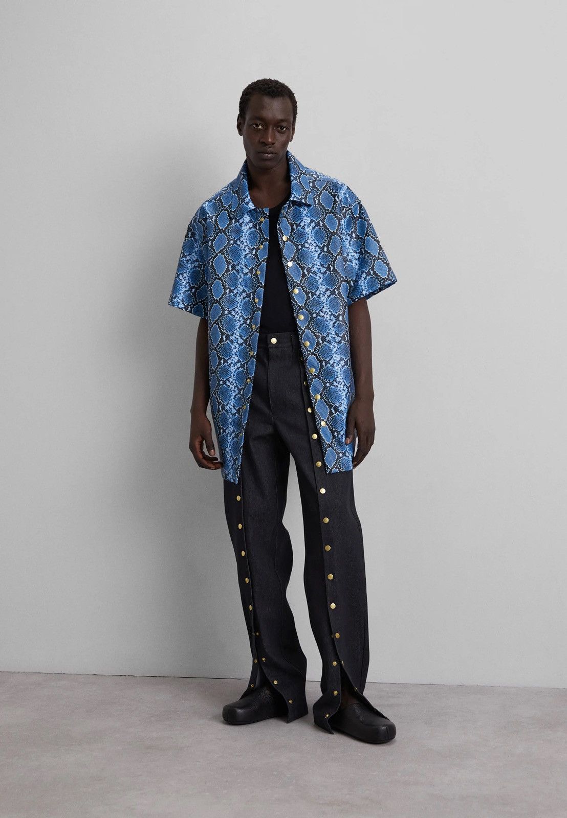 Other !DS! SS23 Nikolaj Storm Suarezito Mykonos Snake Shirt Size US XL / EU 56 / 4 - 1 Thumbnail