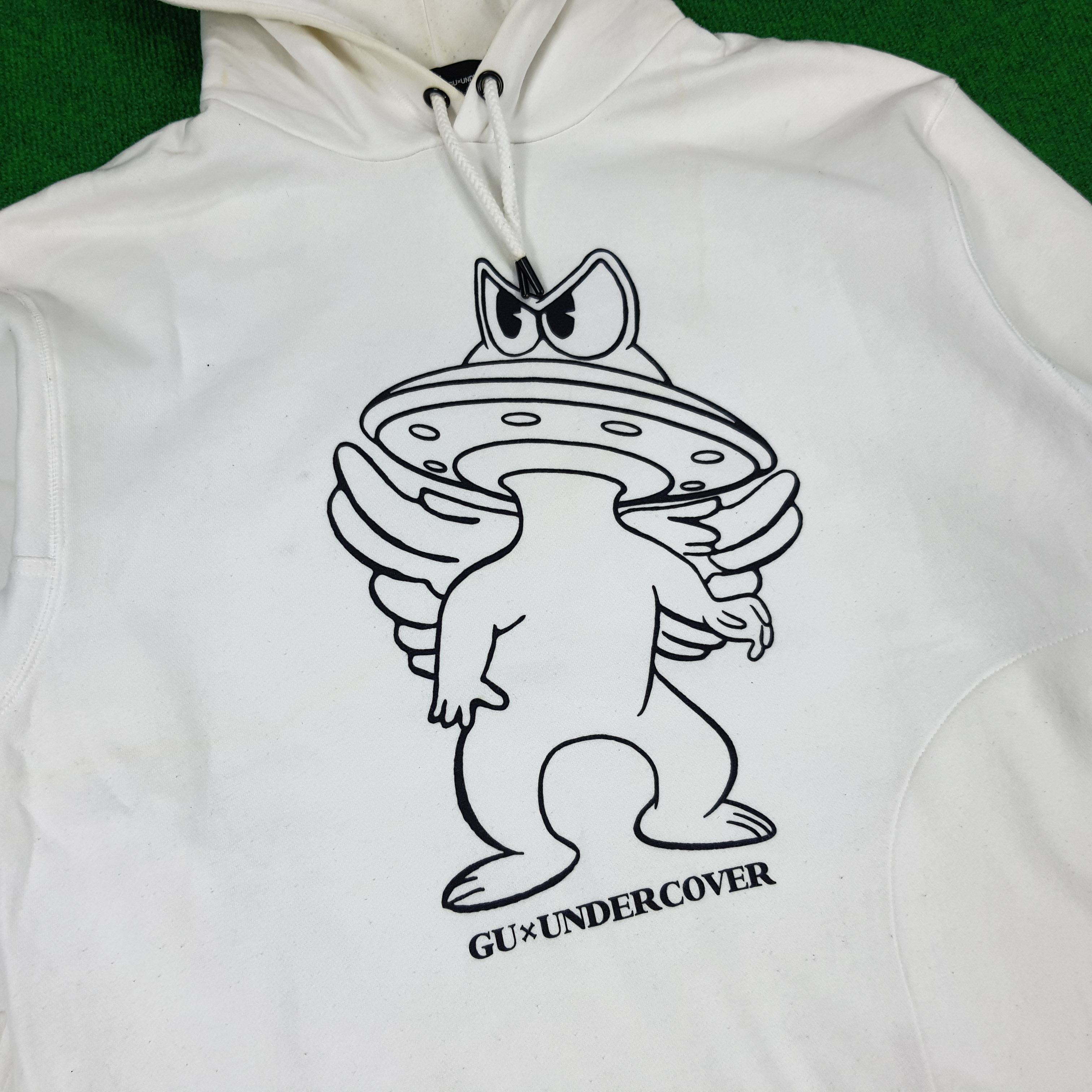 Japanese Brand × Undercover Vintage GU x Undercover Streetwear Hoodies Size US M / EU 48-50 / 2 - 2 Thumbnail