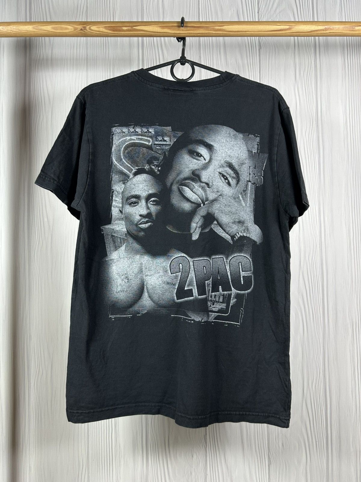 Band Tees Vintage AOP 2Pac Tupac Big Logo T-Shirt Size S Size US S / EU 44-46 / 1 - 2 Thumbnail