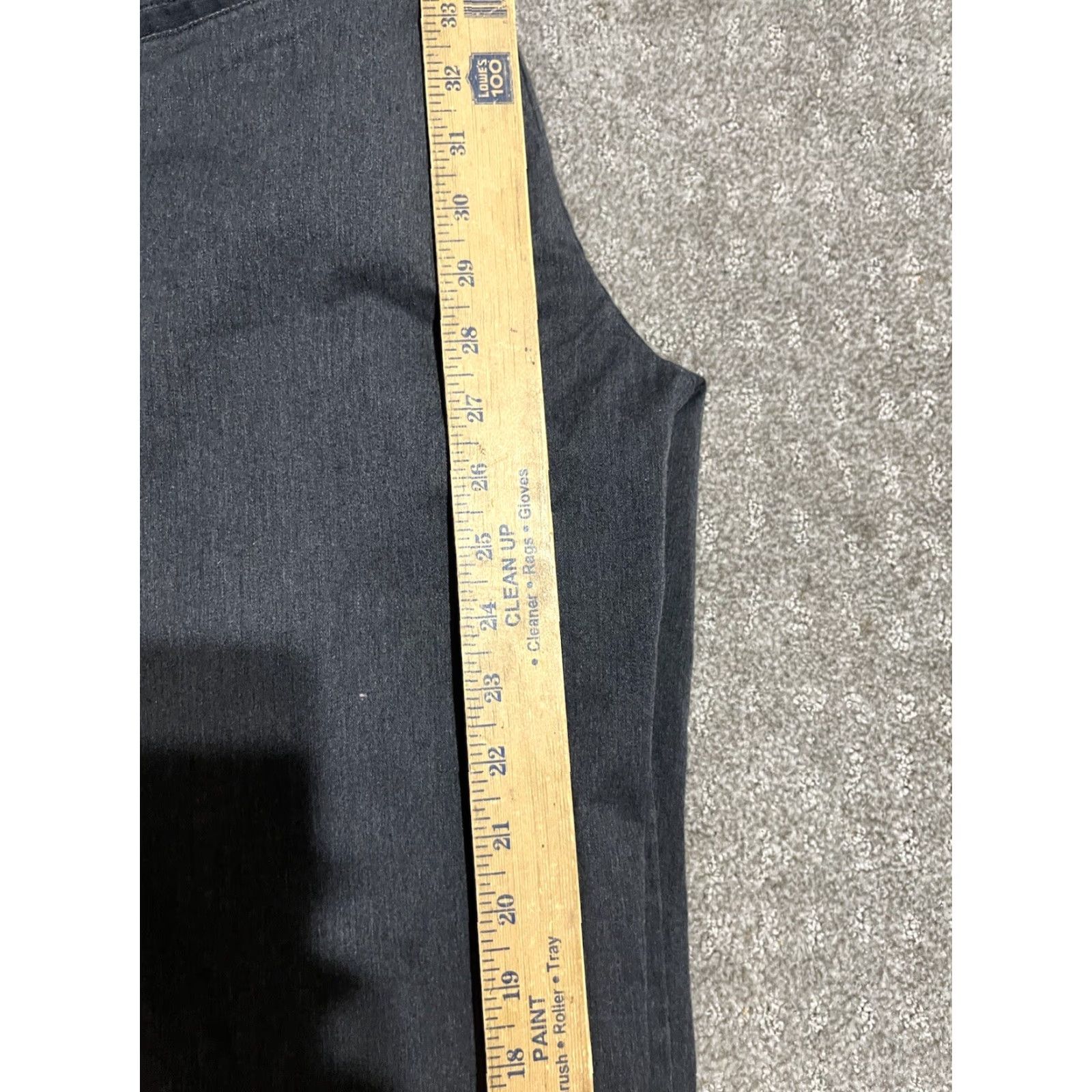 Dockers DOCKERS Women's Khakis Size 4 Short Gray Mid Rise Straight Leg Size 27" / US 4 / IT 40 - 6 Thumbnail