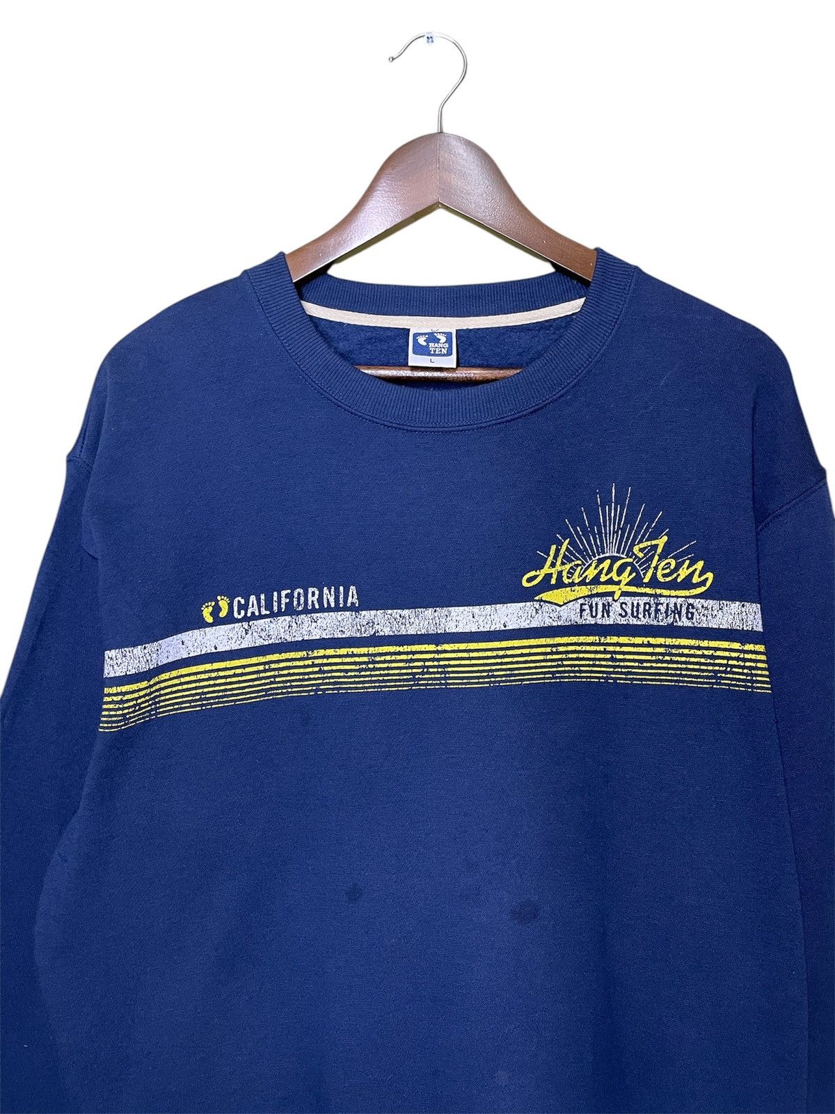 Hang Ten 🔥Vintage 90s🔥 hang ten fun surving sweatshirts Size US M / EU 48-50 / 2 - 3 Thumbnail