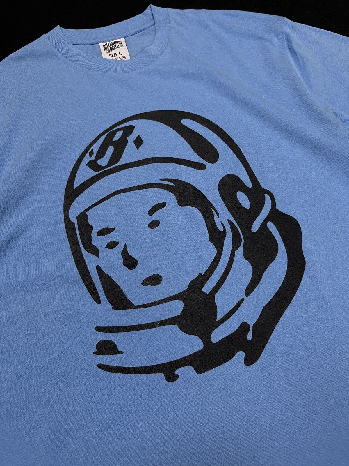 Billionaire Boys Club Rare Billionaire Boys Club BBC Helmet Print T-Shirt Blue L Size US L / EU 52-54 / 3 - 2 Thumbnail