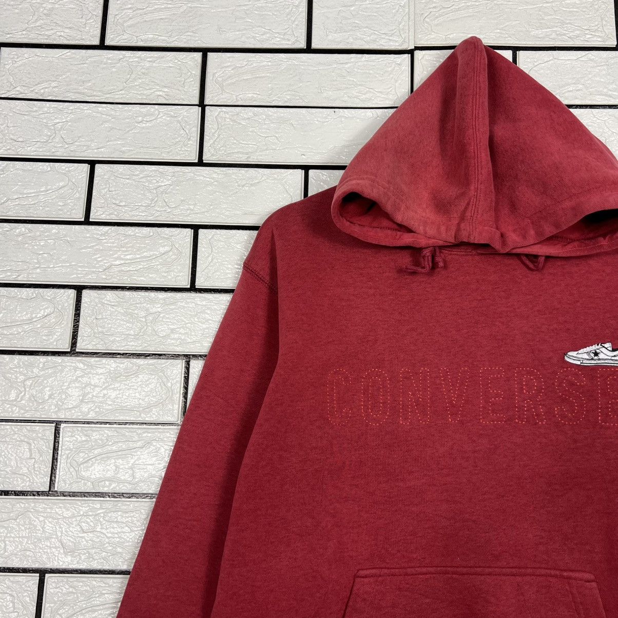 Converse CONVERSE Stitches Big Logo Pullover Hoodies #4233-C193 Size US S / EU 44-46 / 1 - 3 Thumbnail