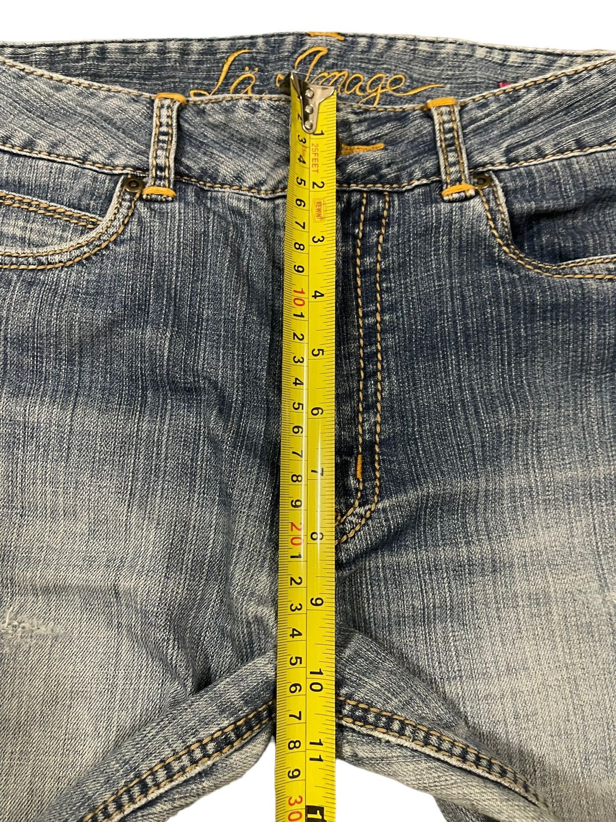 Hysteric Glamour Vintage Japanese Brand Blue Wash Style Bootcut Jeans Size US 28 / EU 44 - 13 Thumbnail