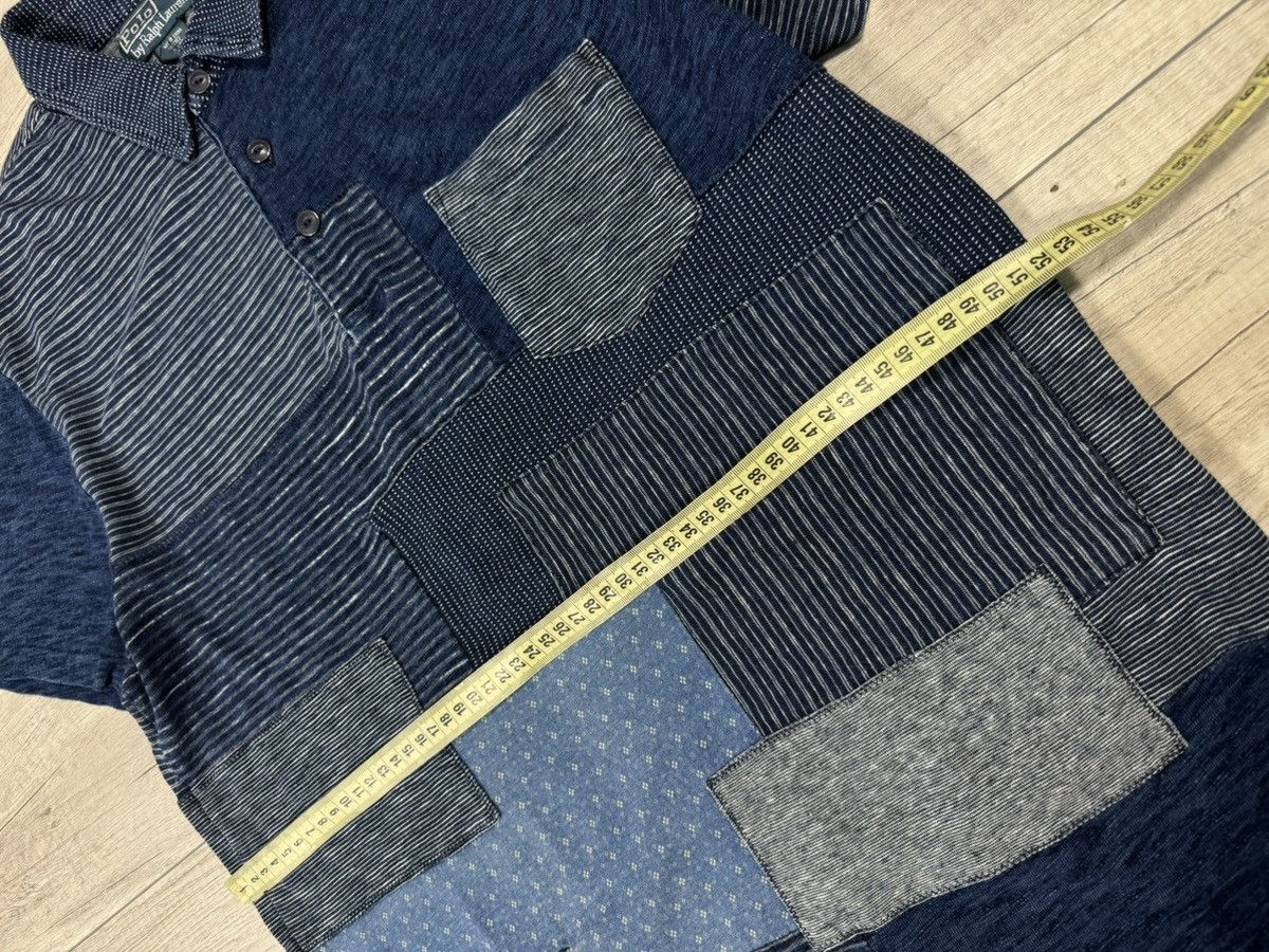Polo Ralph Lauren 00s Polo Ralph Lauren Patchwork indigo dye denim 2005 Size US M / EU 48-50 / 2 - 7 Thumbnail