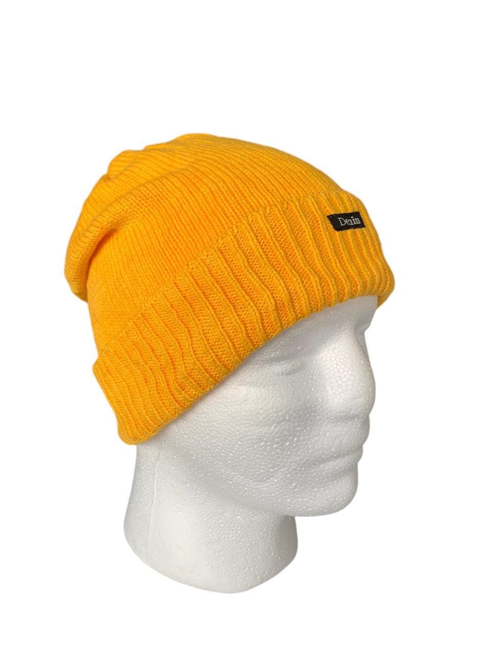 Japanese Brand × Kapital × Vintage Denim Dungaree Two Bird Yellow Beanie Hats Size ONE SIZE - 2 Thumbnail