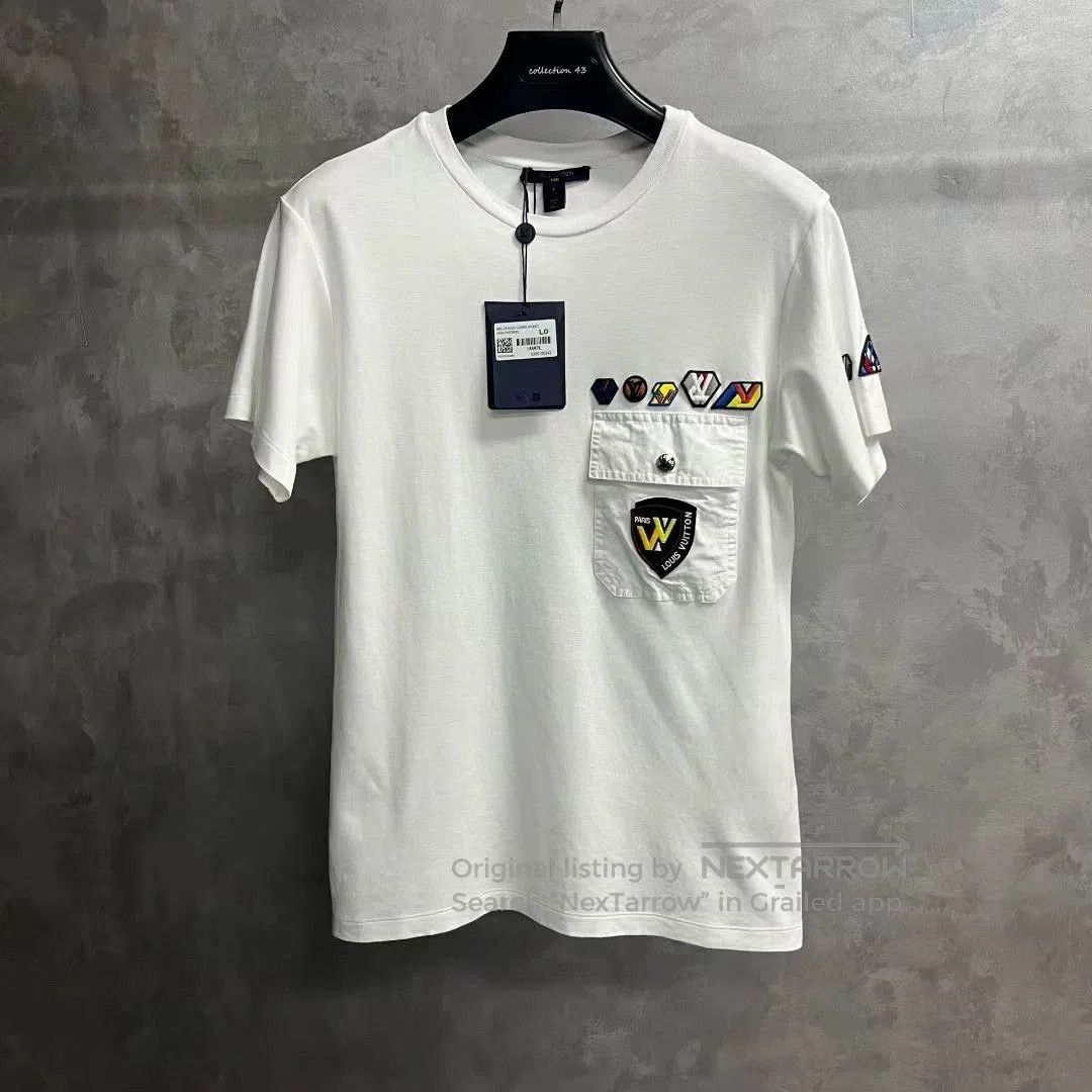 Louis Vuitton louis vuitton white short sleeve t-shirt. Size US L / EU 52-54 / 3 - 1 Thumbnail