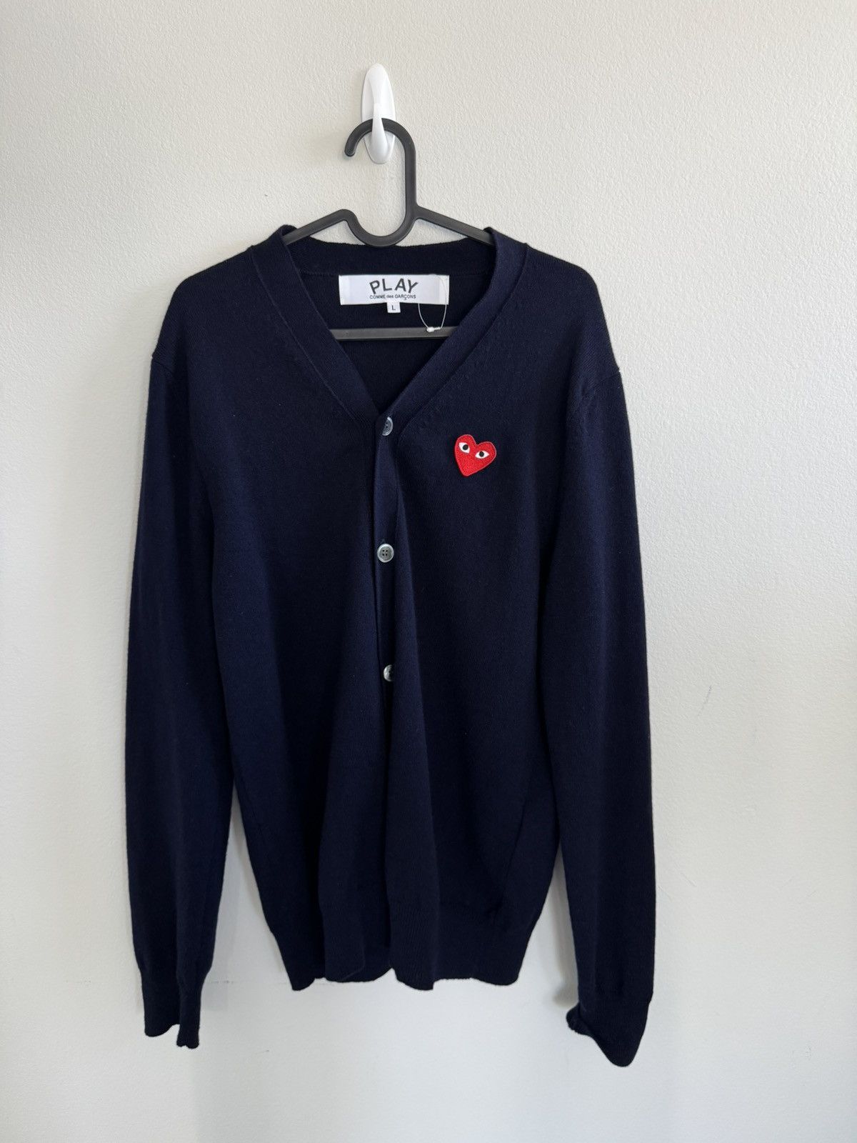 Comme des Garcons PLAY Comme Des Garcons Play cardigan Size US L / EU 52-54 / 3 - 1 Thumbnail
