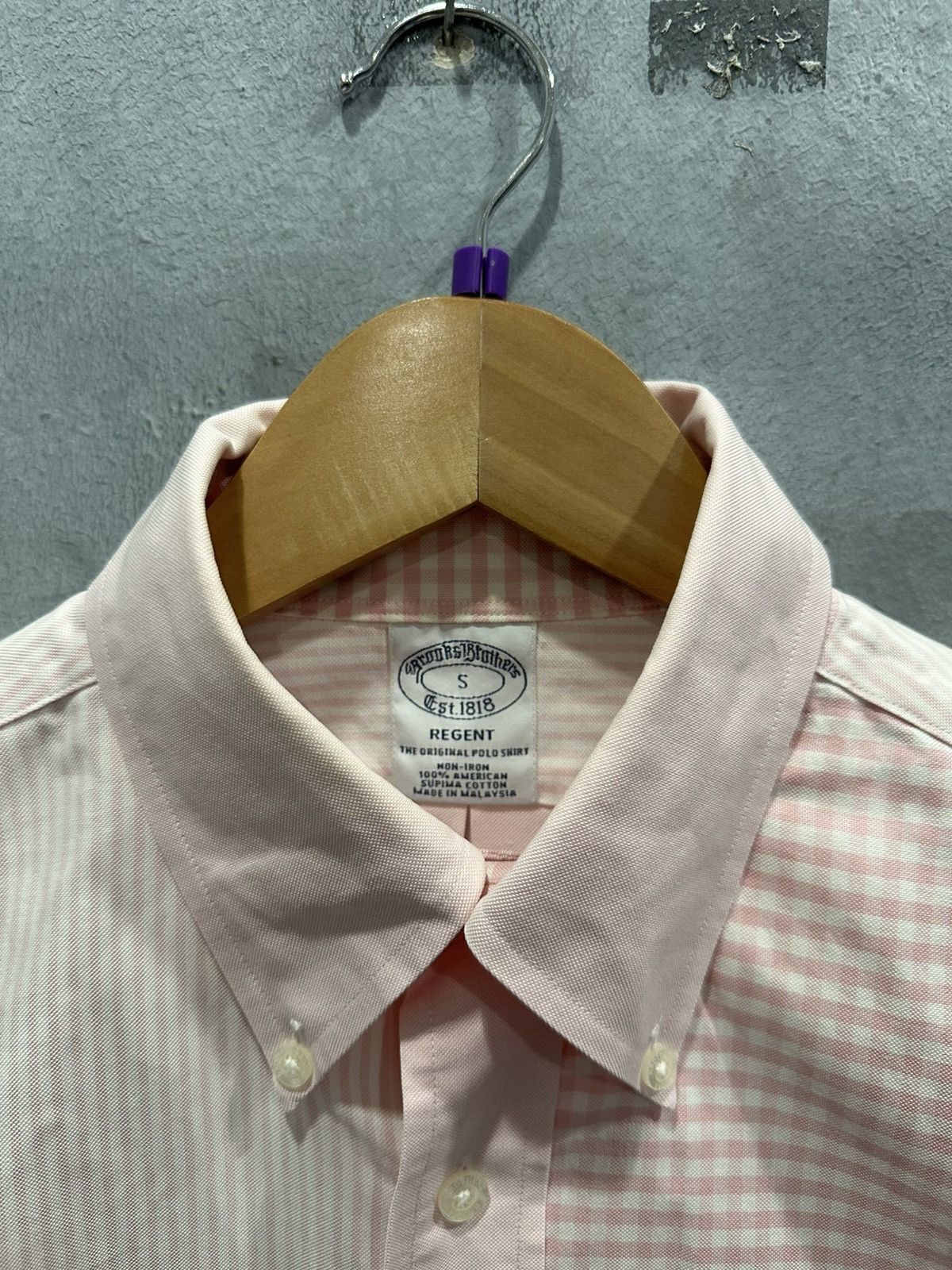 Brooks Brothers Brooks Brothers Stripe & Checked Shirt Size US M / EU 48-50 / 2 - 3 Thumbnail