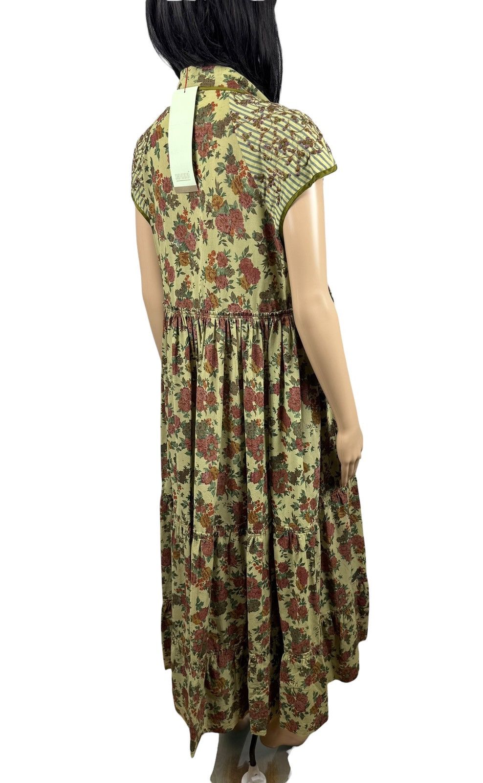 Other Sabyasachi Silk Cotton Maxi Dress Hand Printed Hand Stitched Size L / US 10 / IT 46 - 11 Thumbnail