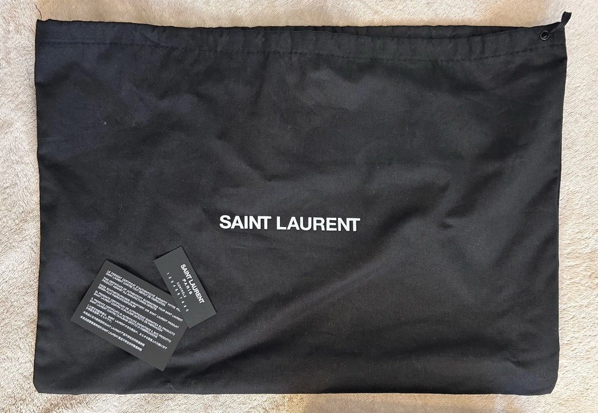 Saint Laurent Paris Saint Laurent Becky Bag - Stormy Grey / Gold Size ONE SIZE - 13 Thumbnail