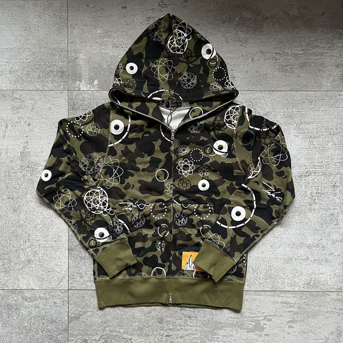 Bape Bape x Futura 1st Camo Full Zip Hoodie Grailed