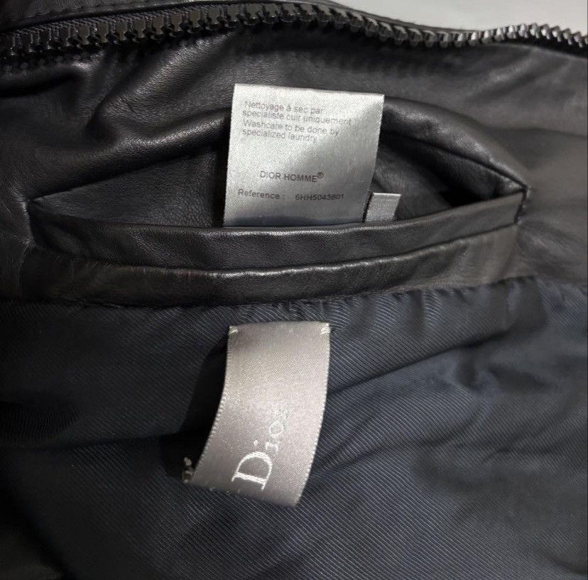 Hedi Slimane AW06 Dior Homme A2 leather jacket Size US S / EU 44-46 / 1 - 10 Thumbnail