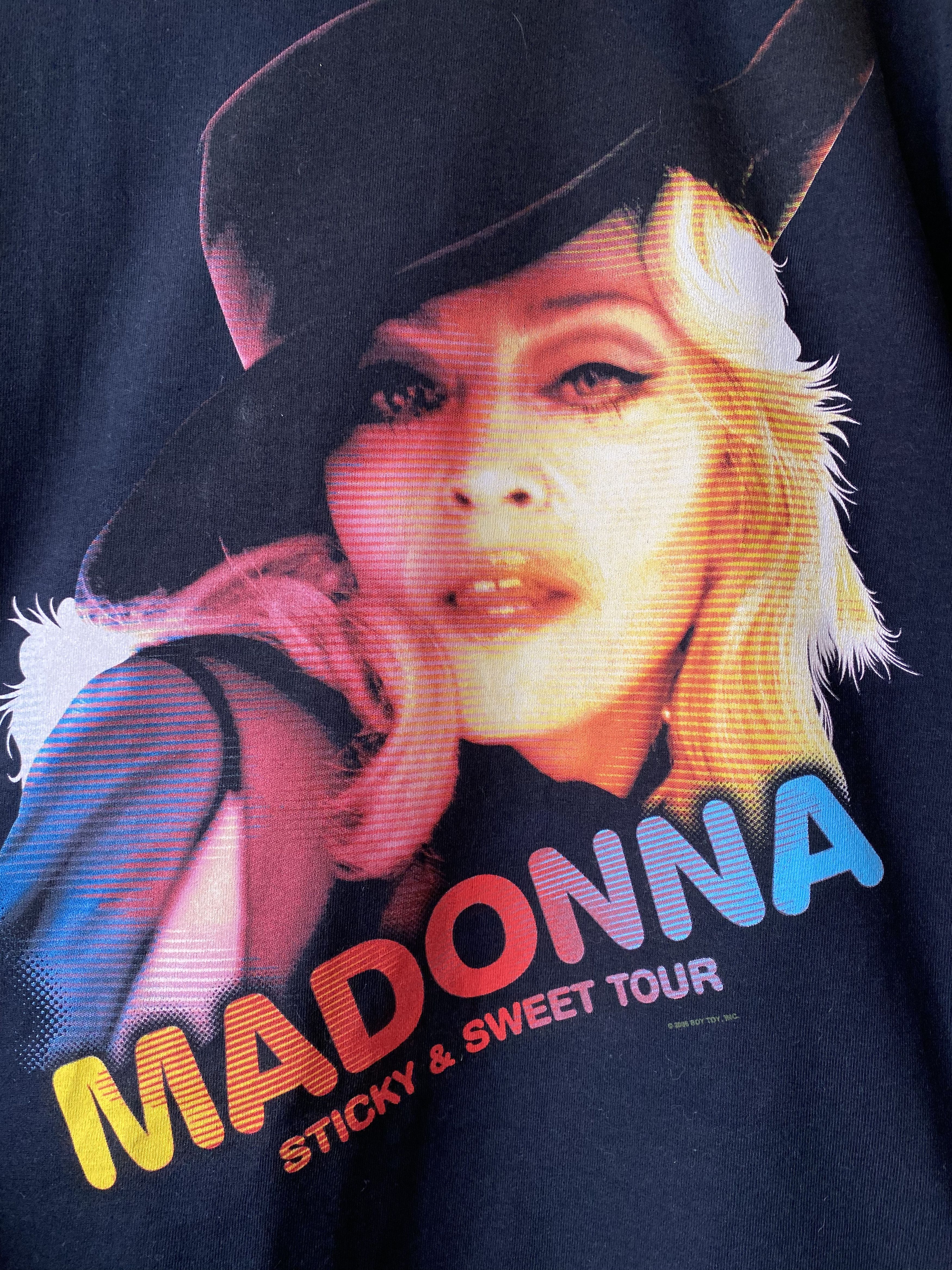 Band Tees × Vintage Vintage 2008 Madonna sticky and sweet tour t-shirt Size US S / EU 44-46 / 1 - 3 Thumbnail