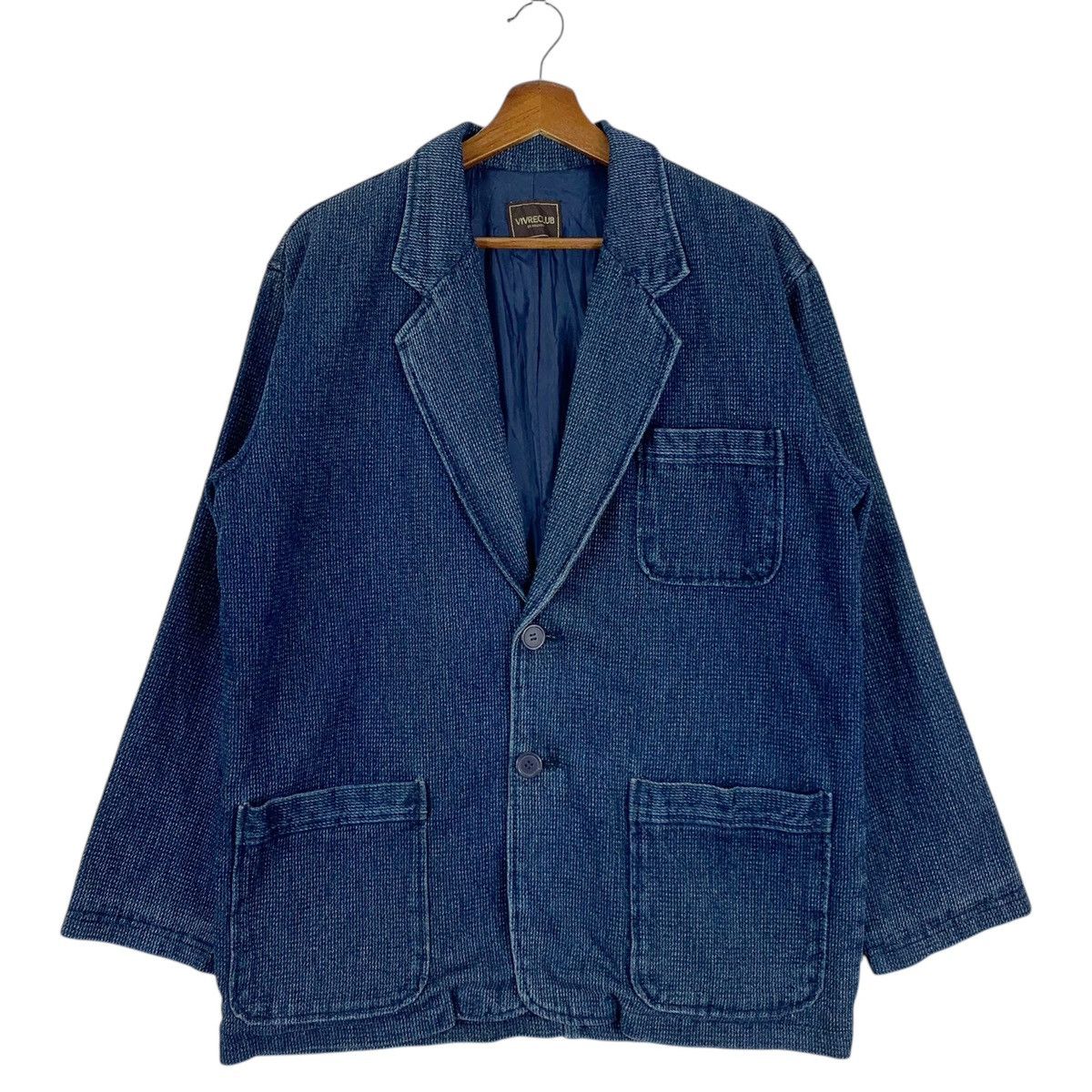 Japanese Brand Vintage Vivreclub by Friendly Blazer Jacket Size US M / EU 48-50 / 2 - 1 Thumbnail