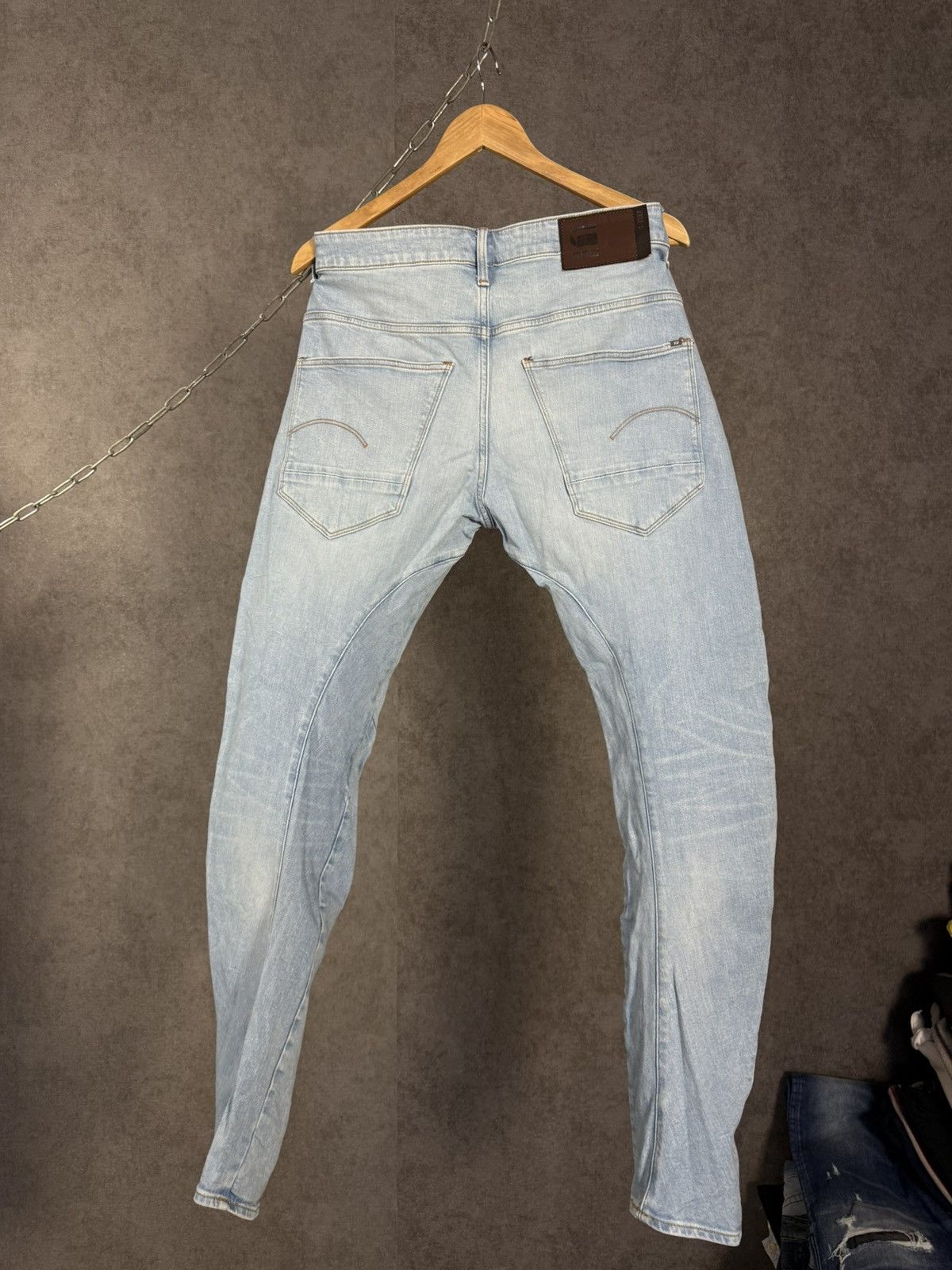 G-Star G Star Raw designer assymetric jeans Size US 32 / EU 48 - 6 Thumbnail