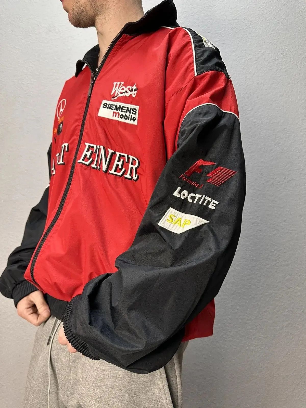 Mercedes-Benz Vintage Racing Jacket Mercedes-Benz West Wars Reiner F1 Size US XL / EU 56 / 4 - 3 Thumbnail
