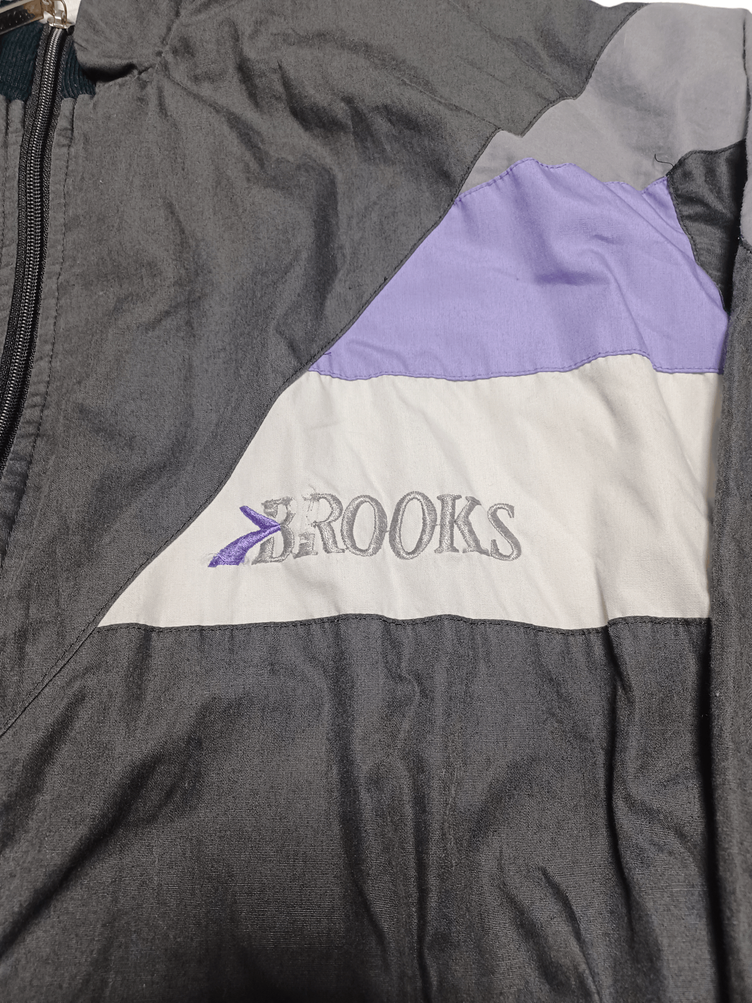 Brooks MADE IN KOREA BROOKS 80S OR EARLY 90S NYLON BOMBER DRILL Size US M / EU 48-50 / 2 - 3 Thumbnail