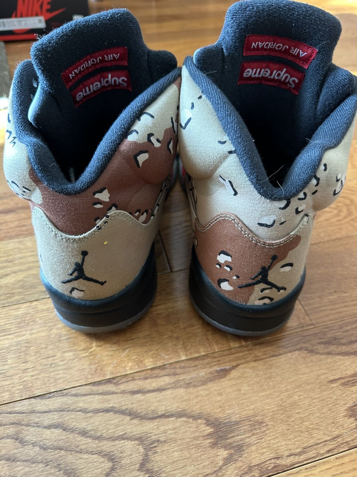 Jordan Brand × Nike × Supreme Air Jordan 5 Supreme Camo Size US 12 / EU 45 - 5 Thumbnail