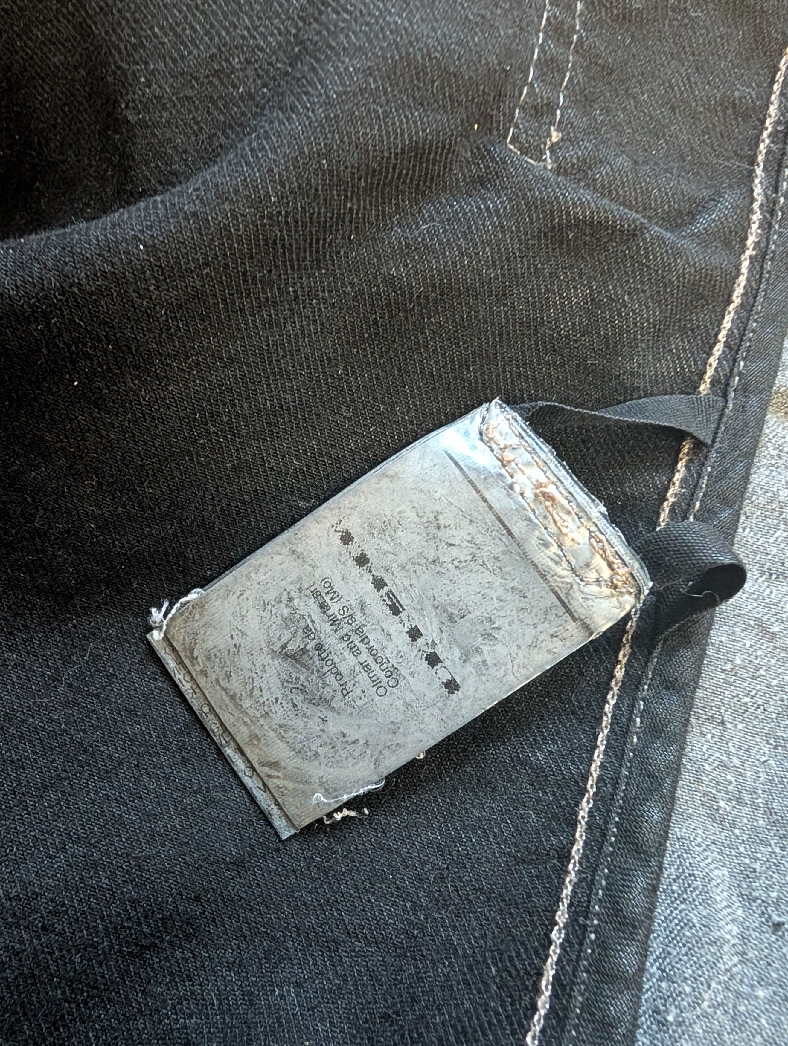 Rick Owens Drkshdw F/W12 Black Leather Sleeve Slave Jacket Size US L / EU 52-54 / 3 - 4 Thumbnail
