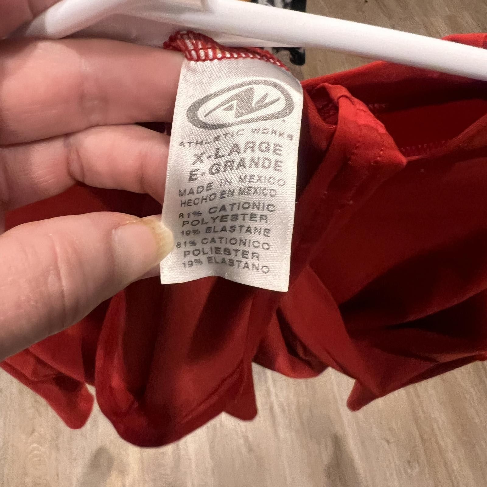 Other Men's Long Sleeve Red Shirt Size ONE SIZE - 4 Thumbnail