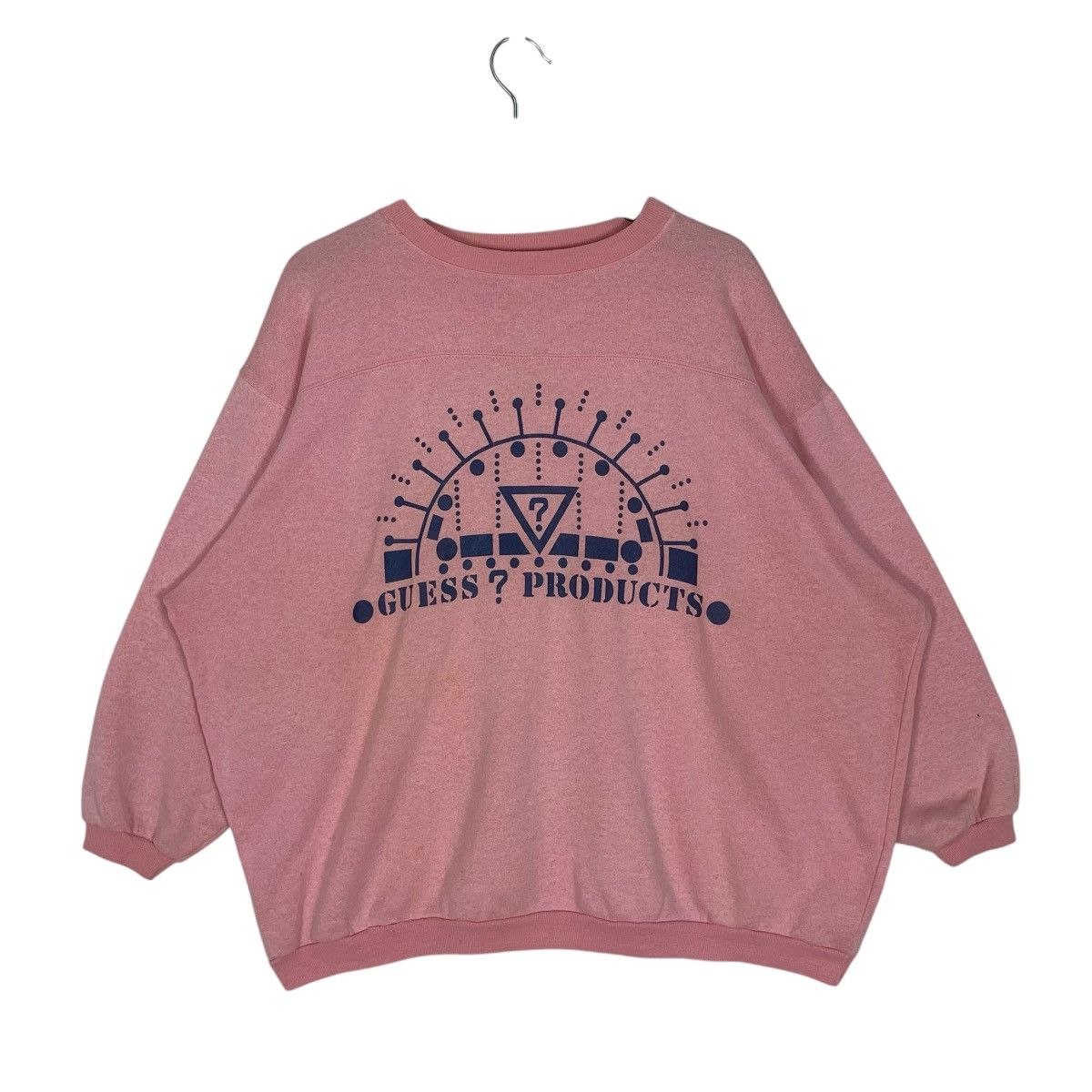 Guess × Vintage Guess Clothing Com Designer Made In USA Vintage Sweatshirt Size US XL / EU 56 / 4 - 1 Thumbnail