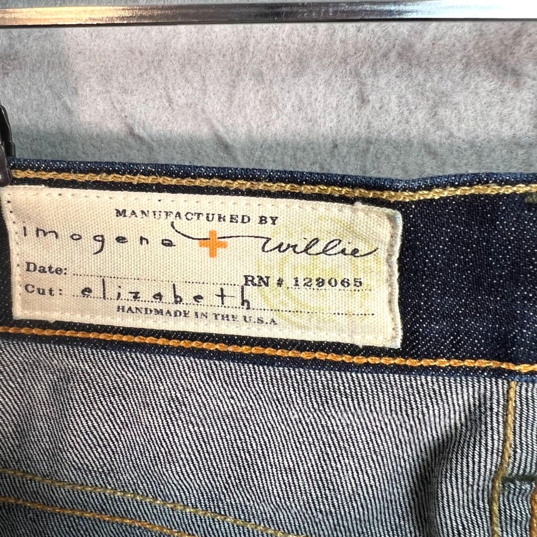 Imogene + Willie Imogene + Willie Elizabeth Jeans Womens 25R Elizabeth Cut Dark Wash Denim Size 42" / US 20 - 3 Thumbnail