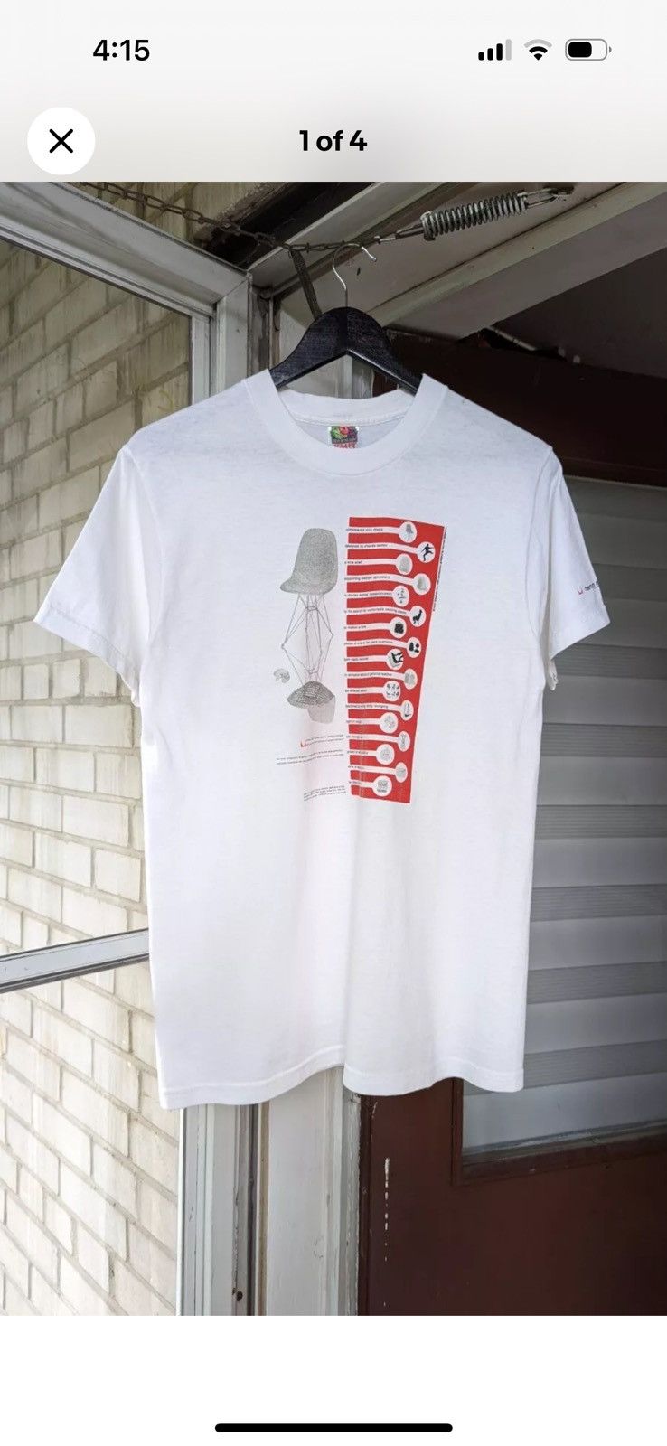 Fruit Of The Loom Herman Miller Wire Chair T Shirt Vintage 90s Art Furniture M Size US M / EU 48-50 / 2 - 1 Thumbnail
