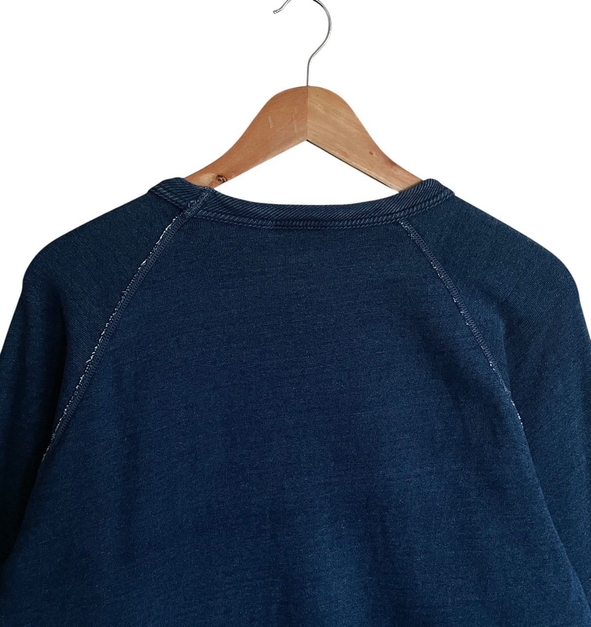 OMNIGOD Vintage Japanese Brand Omnigod Indigo Blue Sweatshirt 1990s Size US M / EU 48-50 / 2 - 4 Thumbnail