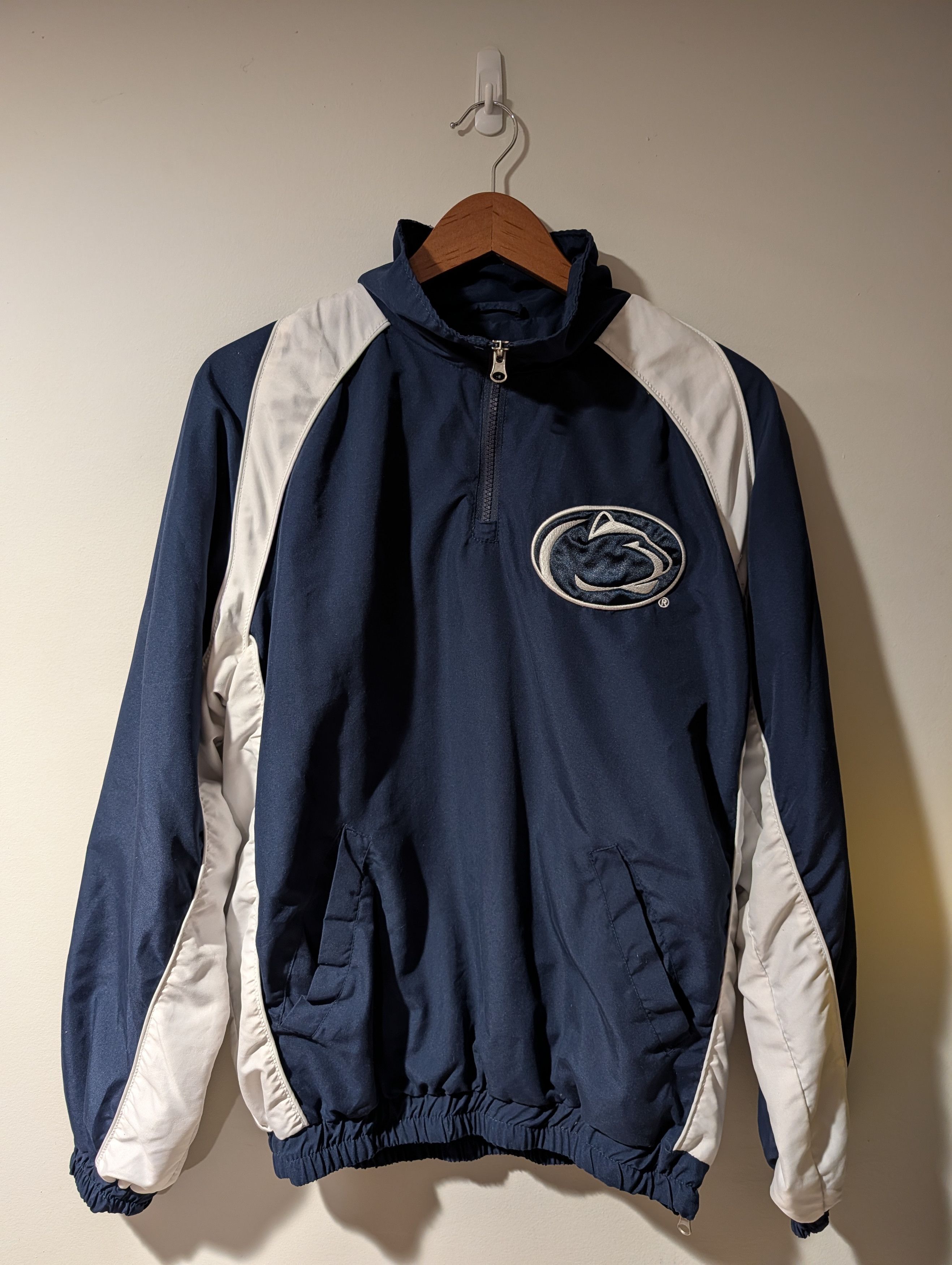 NCAA Penn State Nittany Lions Windbreaker Jacket 1/4 Zip Pullover Size US S / EU 44-46 / 1 - 1 Thumbnail