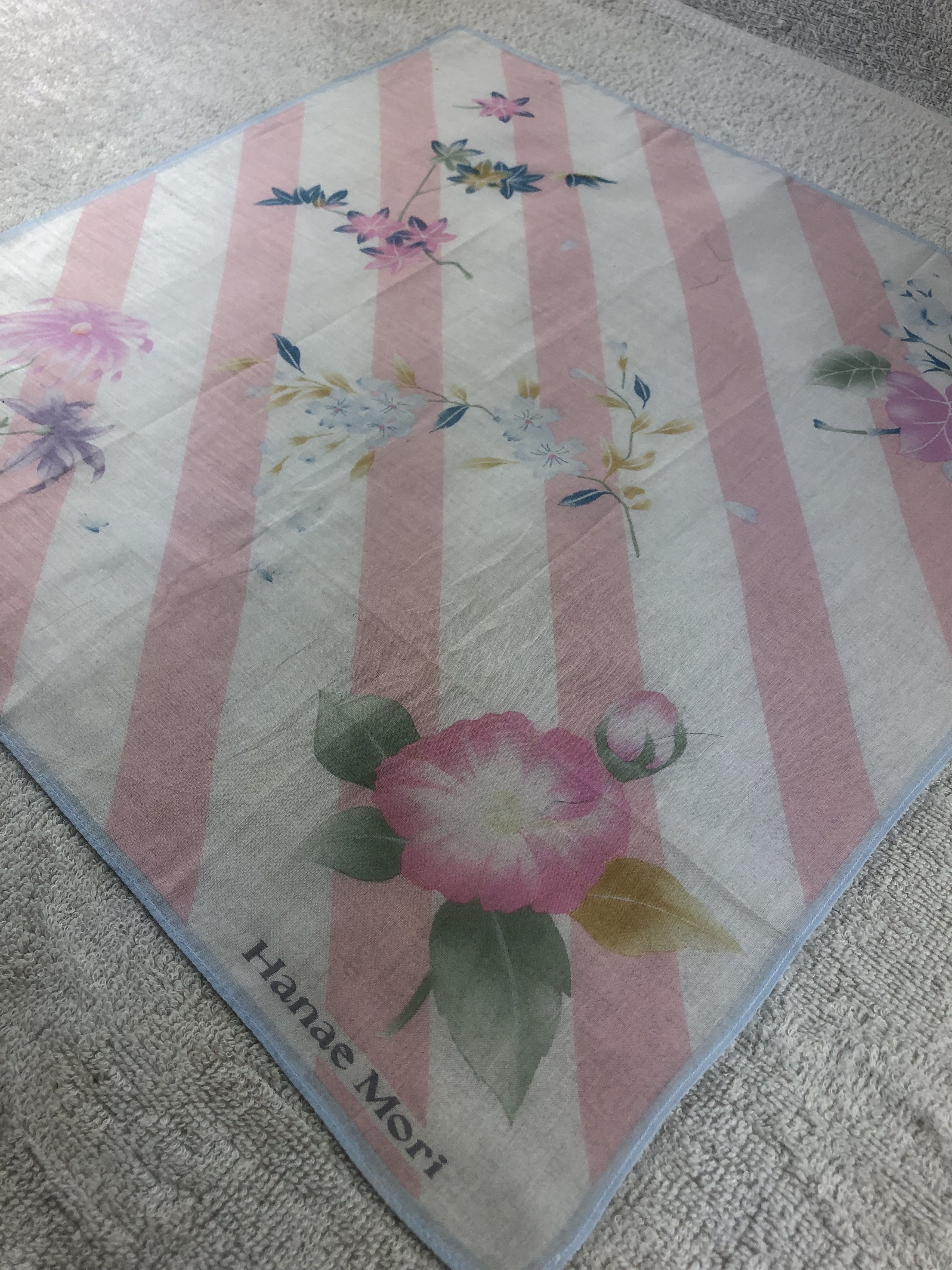 Hanae Mori × Japanese Brand × Vintage Hanae Mori Handkerchief / Bandana / Neckerchief Size ONE SIZE - 4 Thumbnail