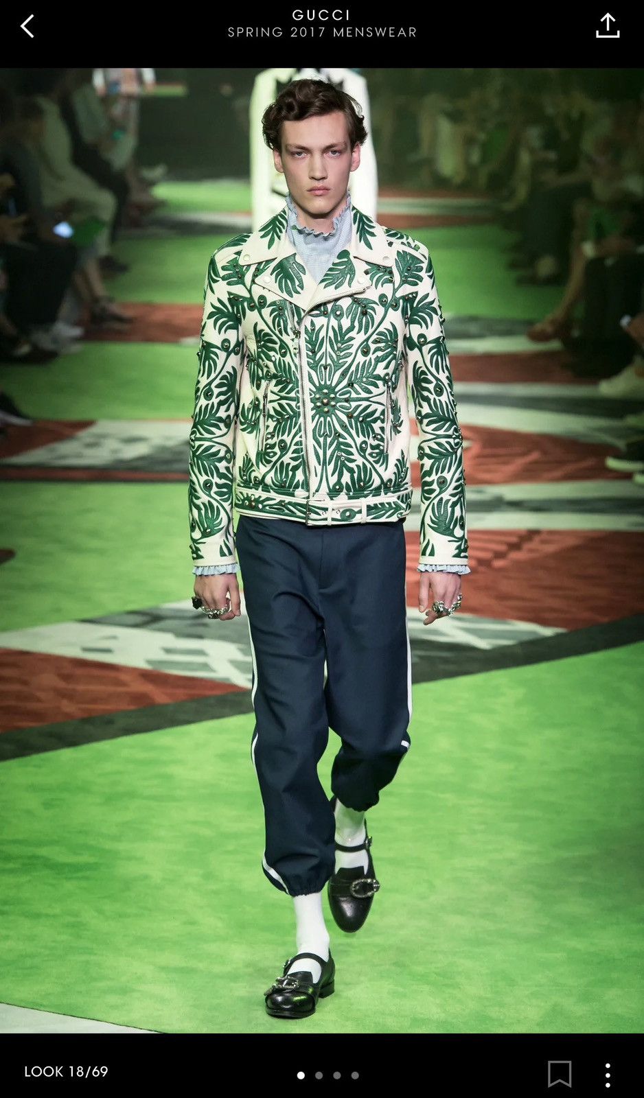 Gucci Gucci pants with side band (SS17 Runway) Size US 34 / EU 50 - 2 Thumbnail