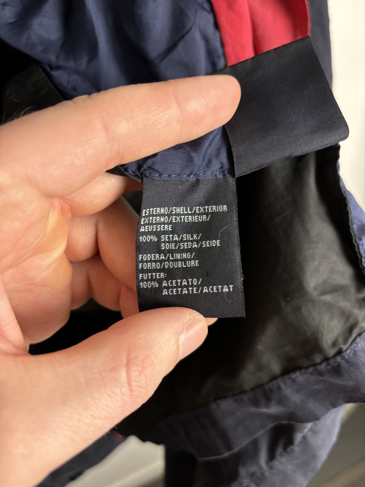 Japanese Brand × Paul & Shark × Vintage Vintage 80s Paul Shark Silk Windstopper Navy Coat Size US M / EU 48-50 / 2 - 11 Thumbnail