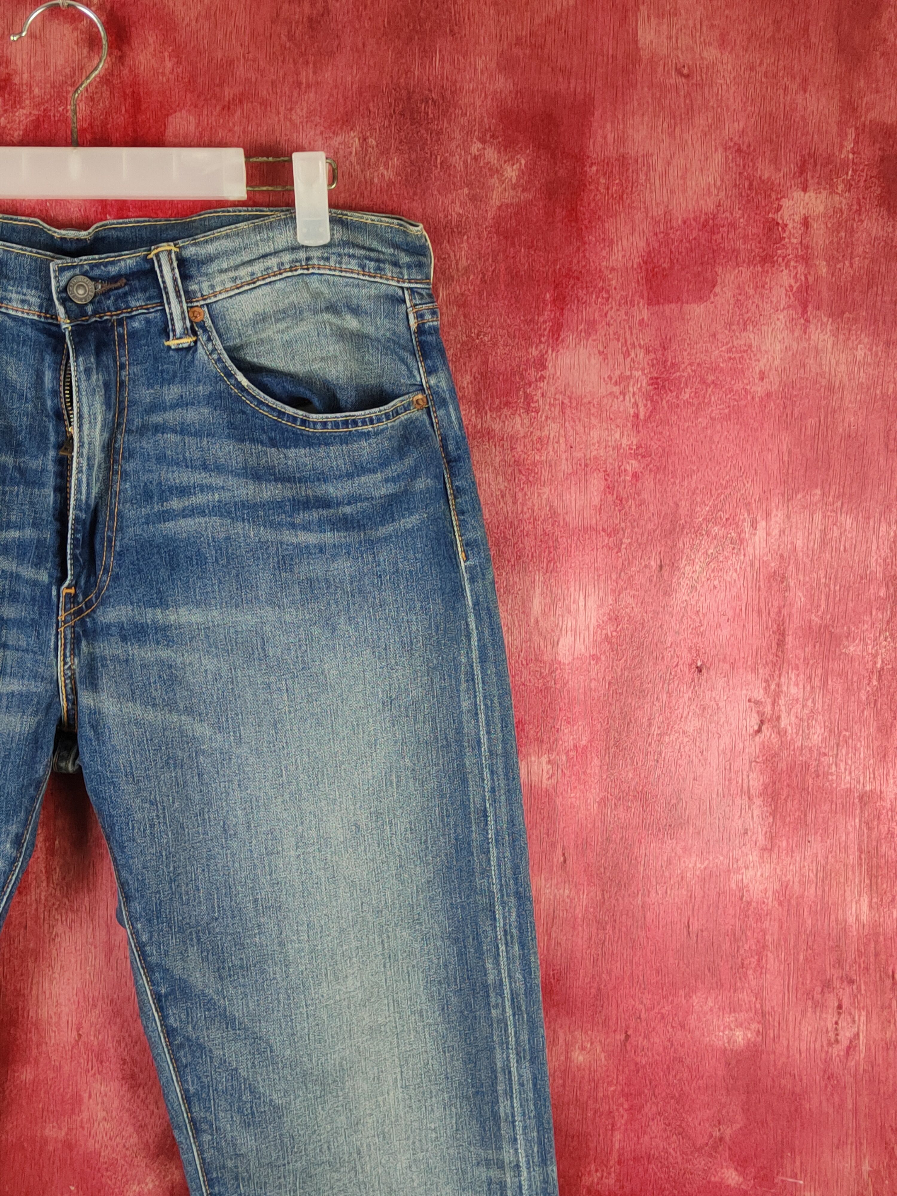 Japanese Brand × Levi's Levi's Blue Faded Distressed Ripped Jeans #S1835 Size US 34 / EU 50 - 5 Thumbnail