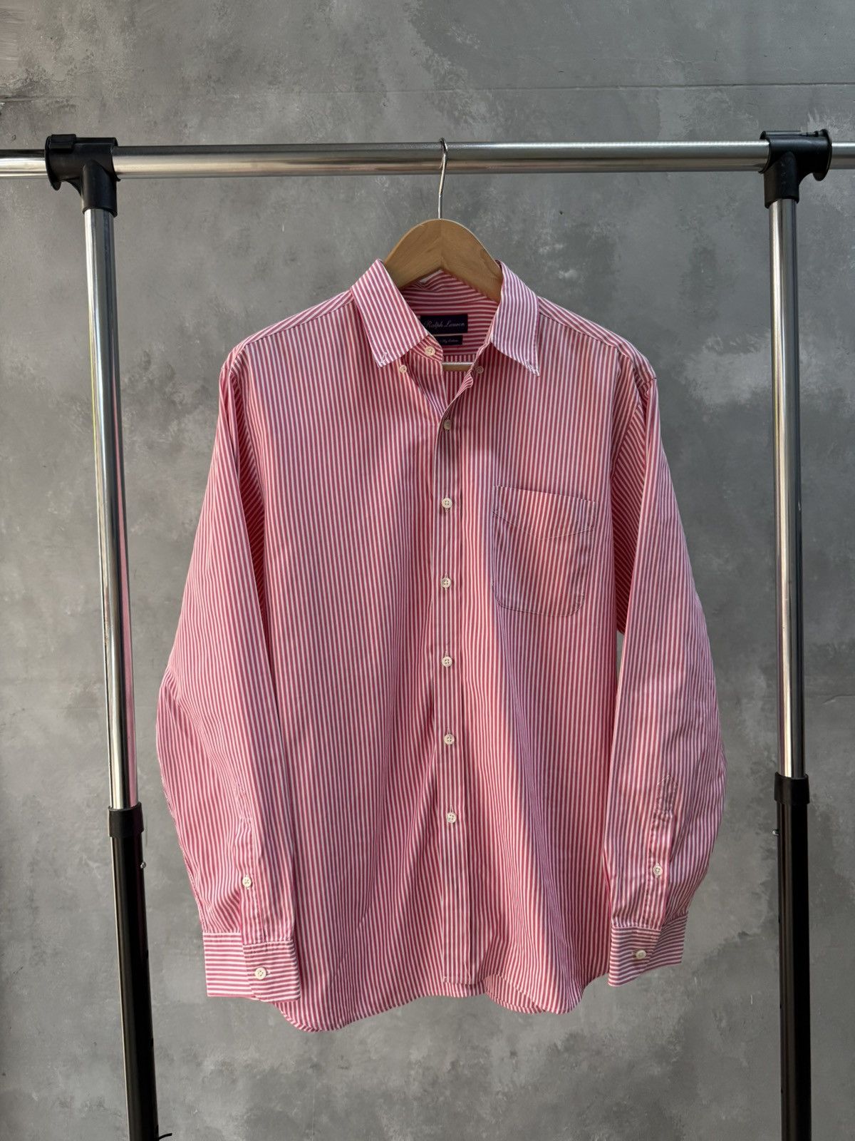 Ralph Lauren Purple Label Ralph Lauren Purple Label Striped Shirt Size US L / EU 52-54 / 3 - 1 Thumbnail