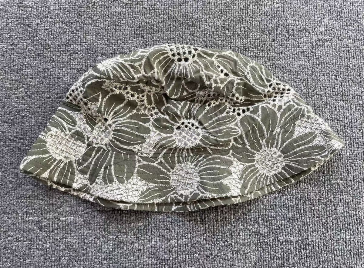 BBC ICECREAM Openwork Embroidered Knitted Bucket Hat