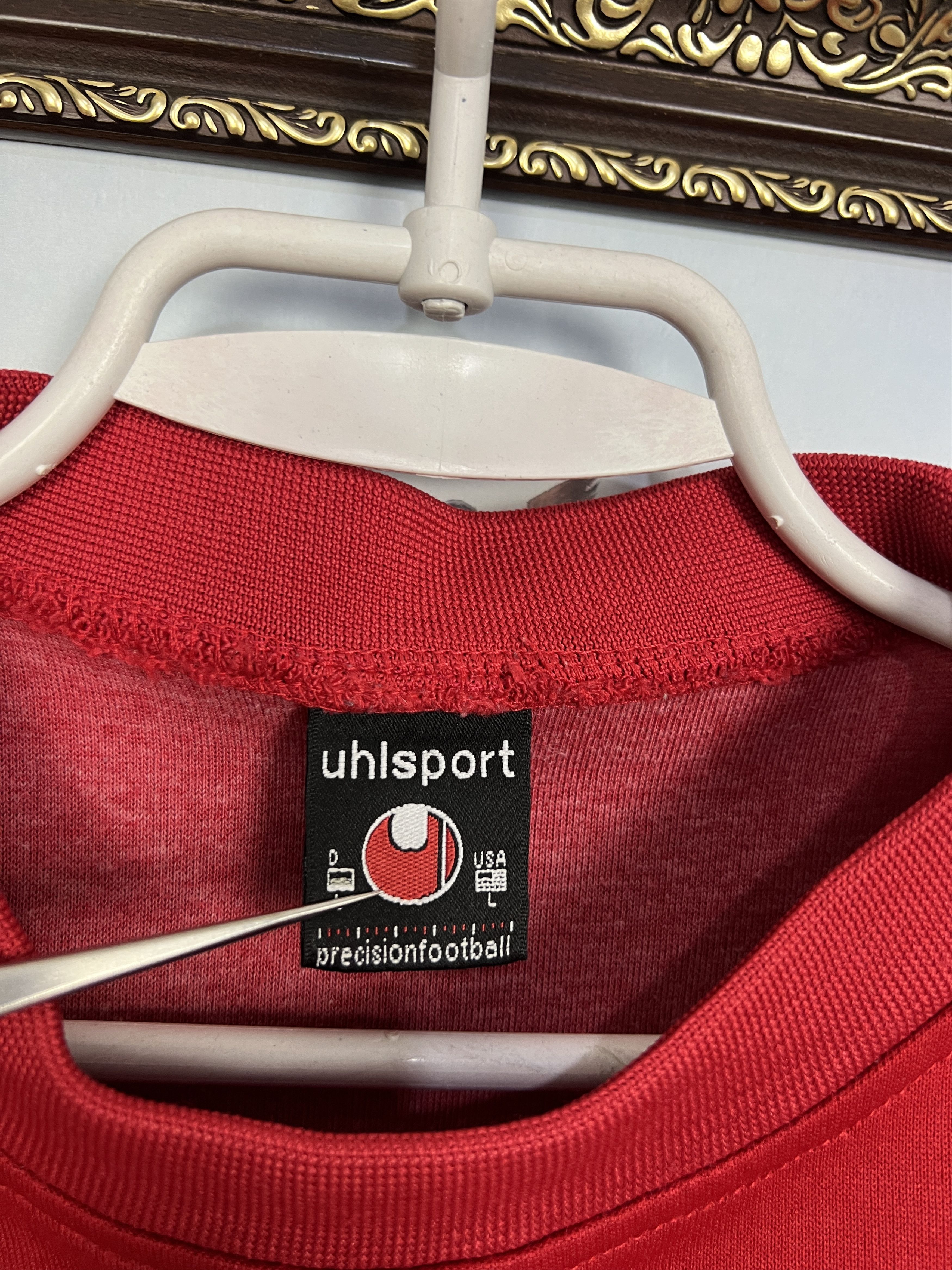Vintage UHLSport Hannover 96 Football Sweatshirt Soccer Train Jacket Size US L / EU 52-54 / 3 - 7 Thumbnail